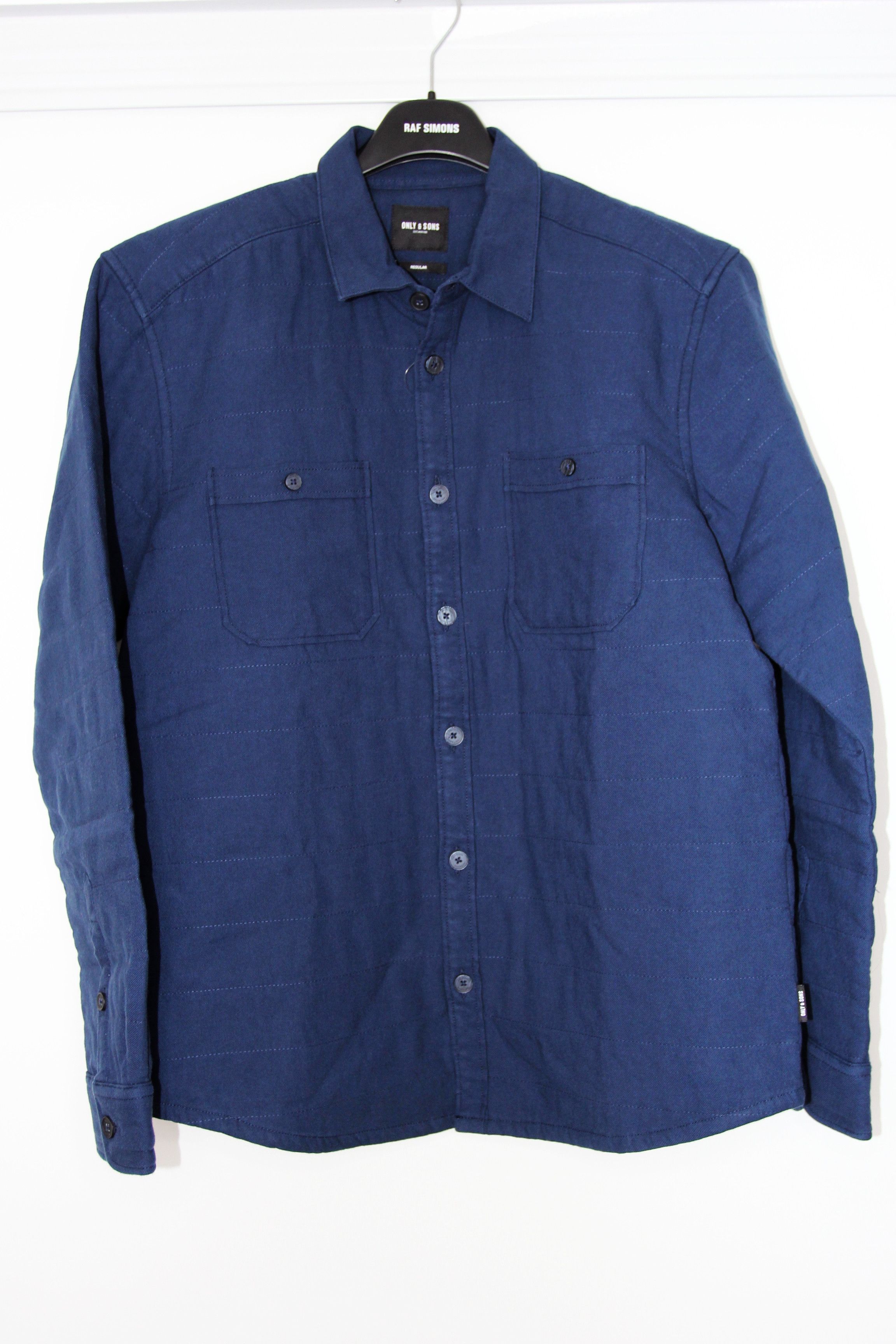 ONLY & SONS BNWT SS21 ONLY & SONS ONSOBRIAN QUILTED OVERSHIRT L Size US L / EU 52-54 / 3 - 2 Thumbnail