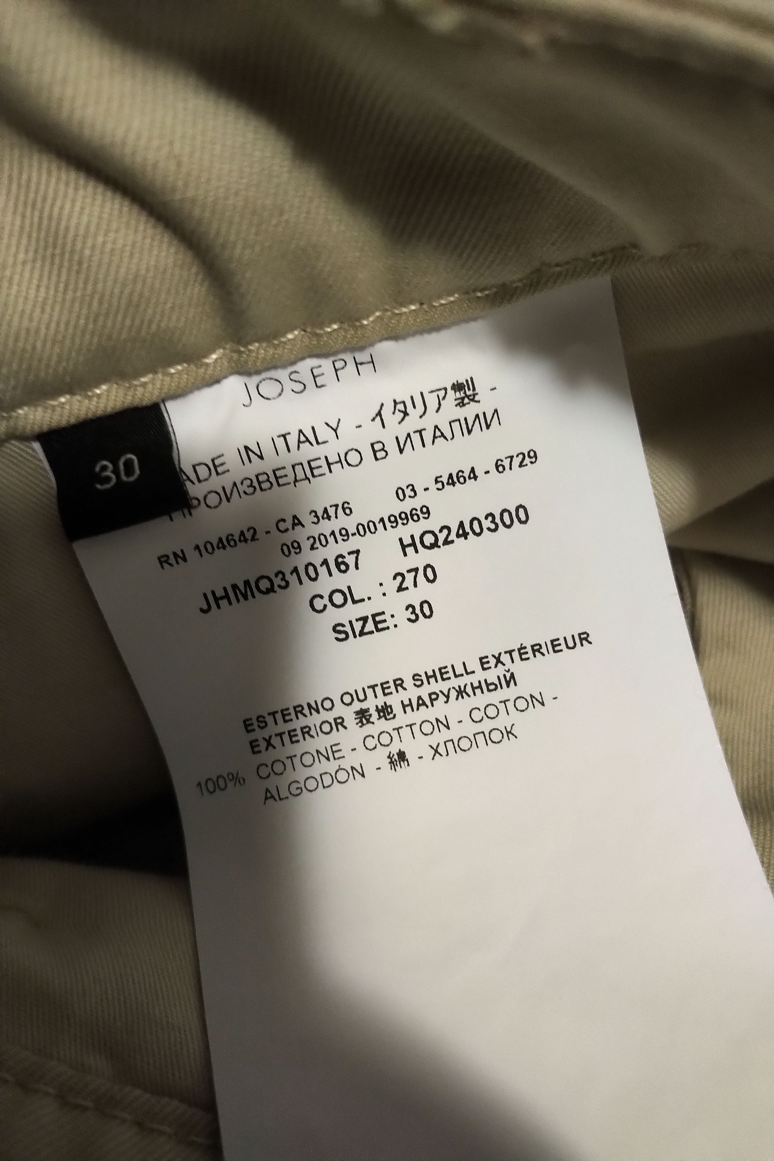 Joseph BNWT SS20 JOSEPH WEYMOUTH WORKERS TWILL PANTS 30 Size US 30 / EU 46 - 8 Thumbnail