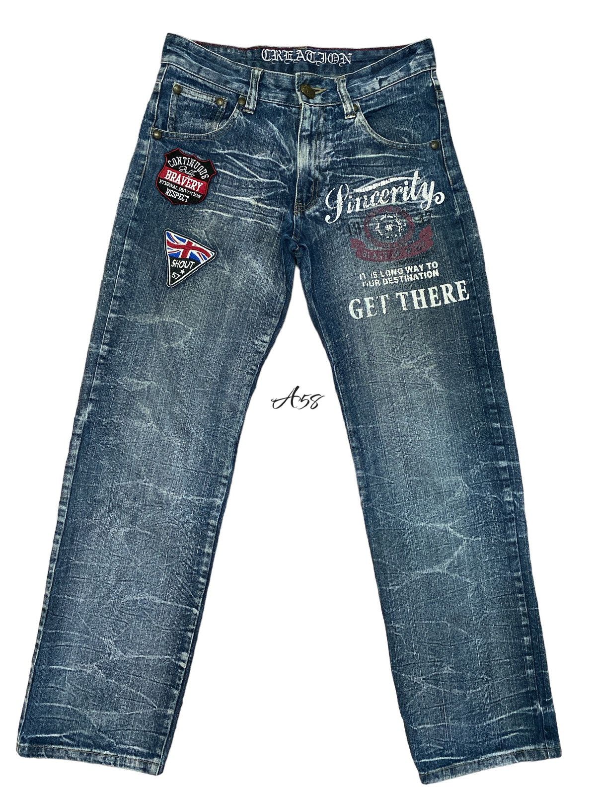 Distressed Denim × Hollywood Ranch Market × Japan Blue Blue Blue 