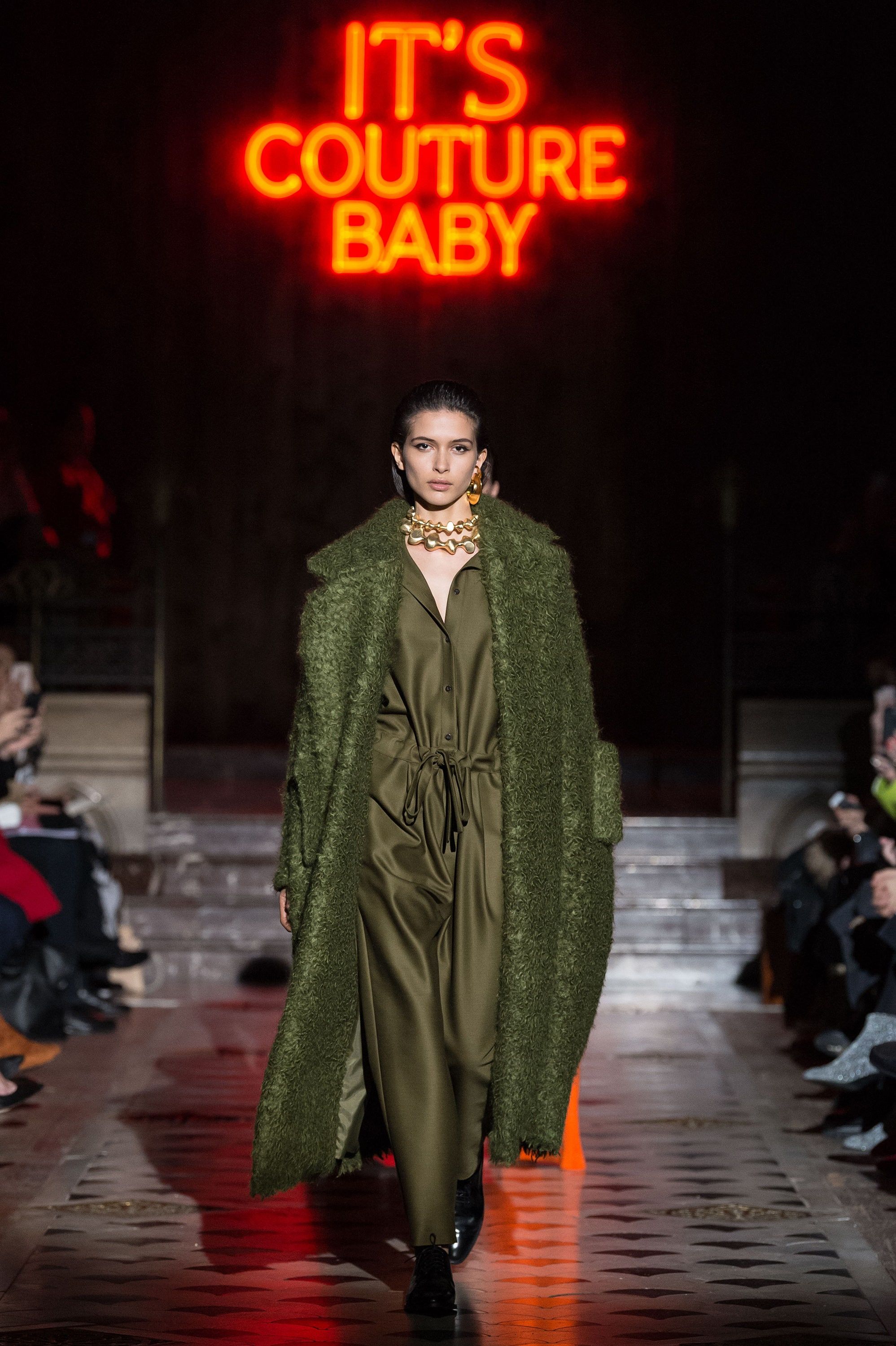 image of Aw18 Maison Rabih Kayrouz Twill Jumpsuit 46 in Khaki, Men's (Size 36)