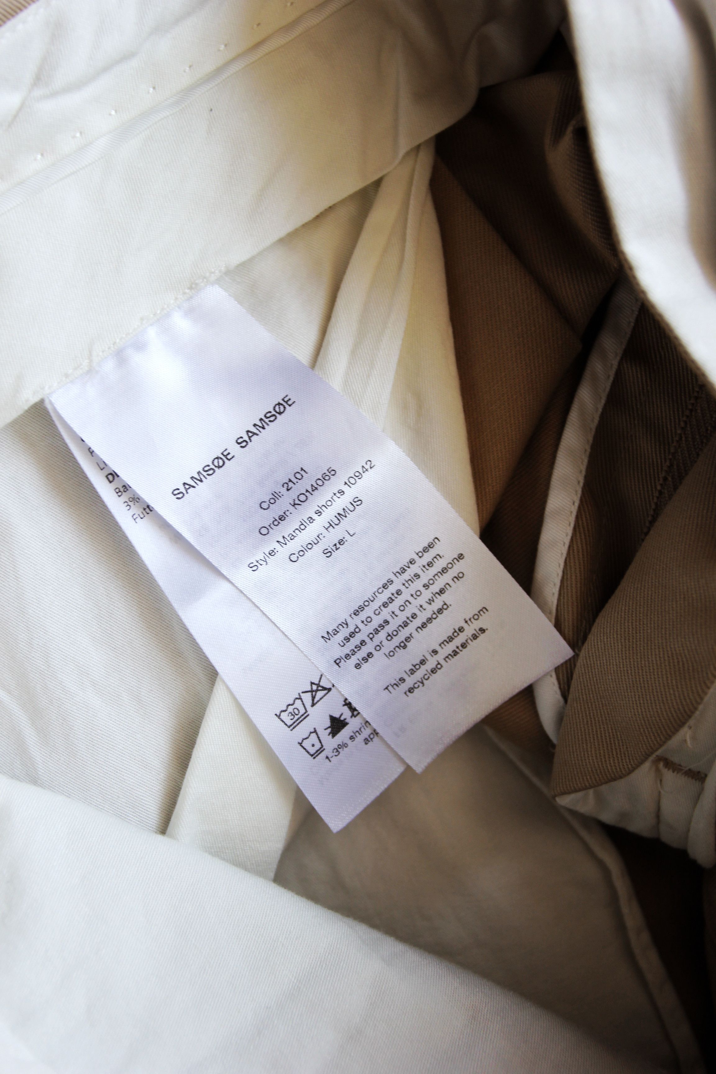 Samsoe Samsoe BNWT SS21 SAMSOE & SAMSOE MANDLA SHORTS L Size US 34 / EU 50 - 10 Thumbnail