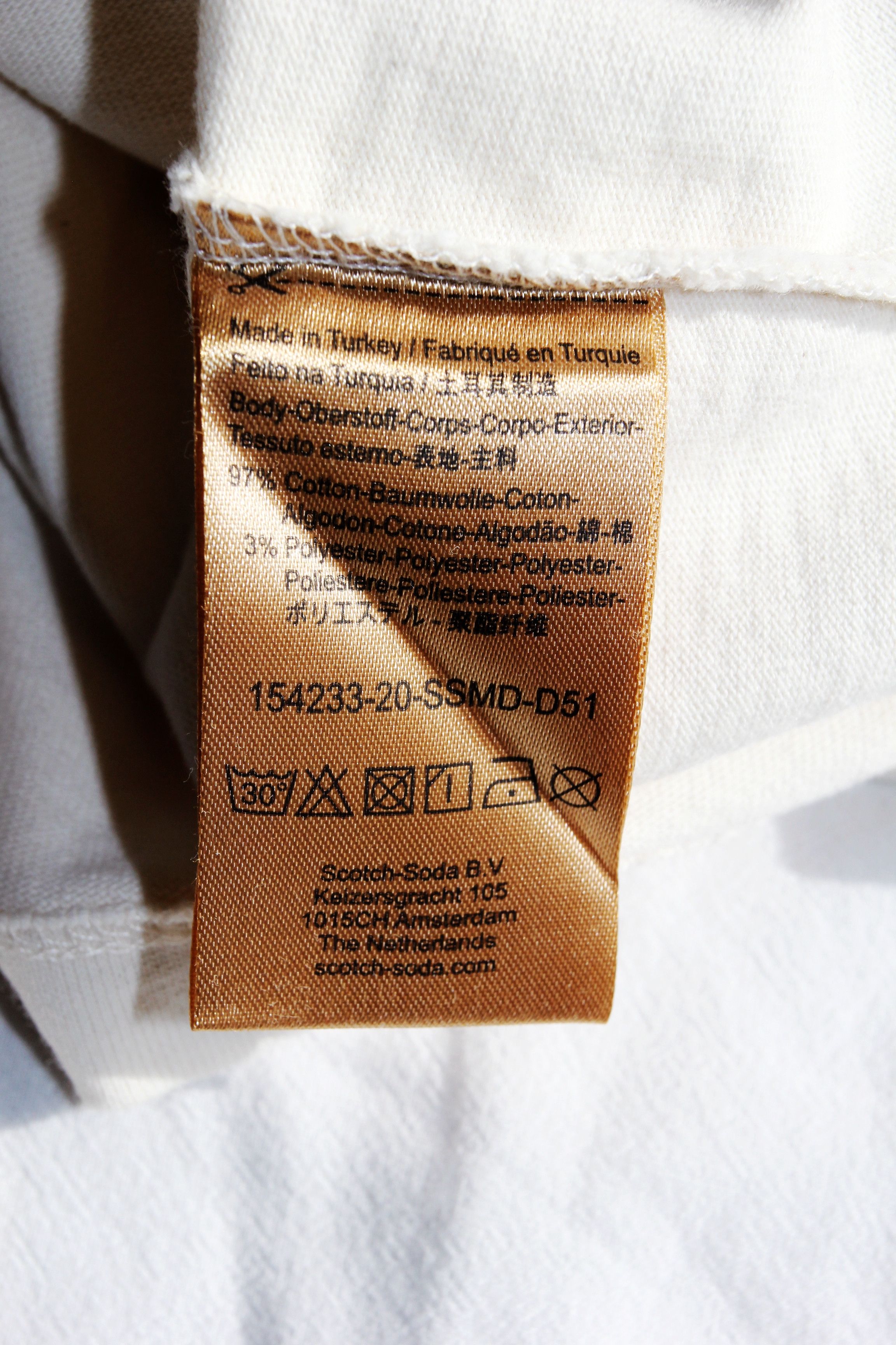 Scotch & Soda BNWT SS20 SCOTCH & SODA ACCENT BLOCK TSHIRT S Size US S / EU 44-46 / 1 - 13 Thumbnail