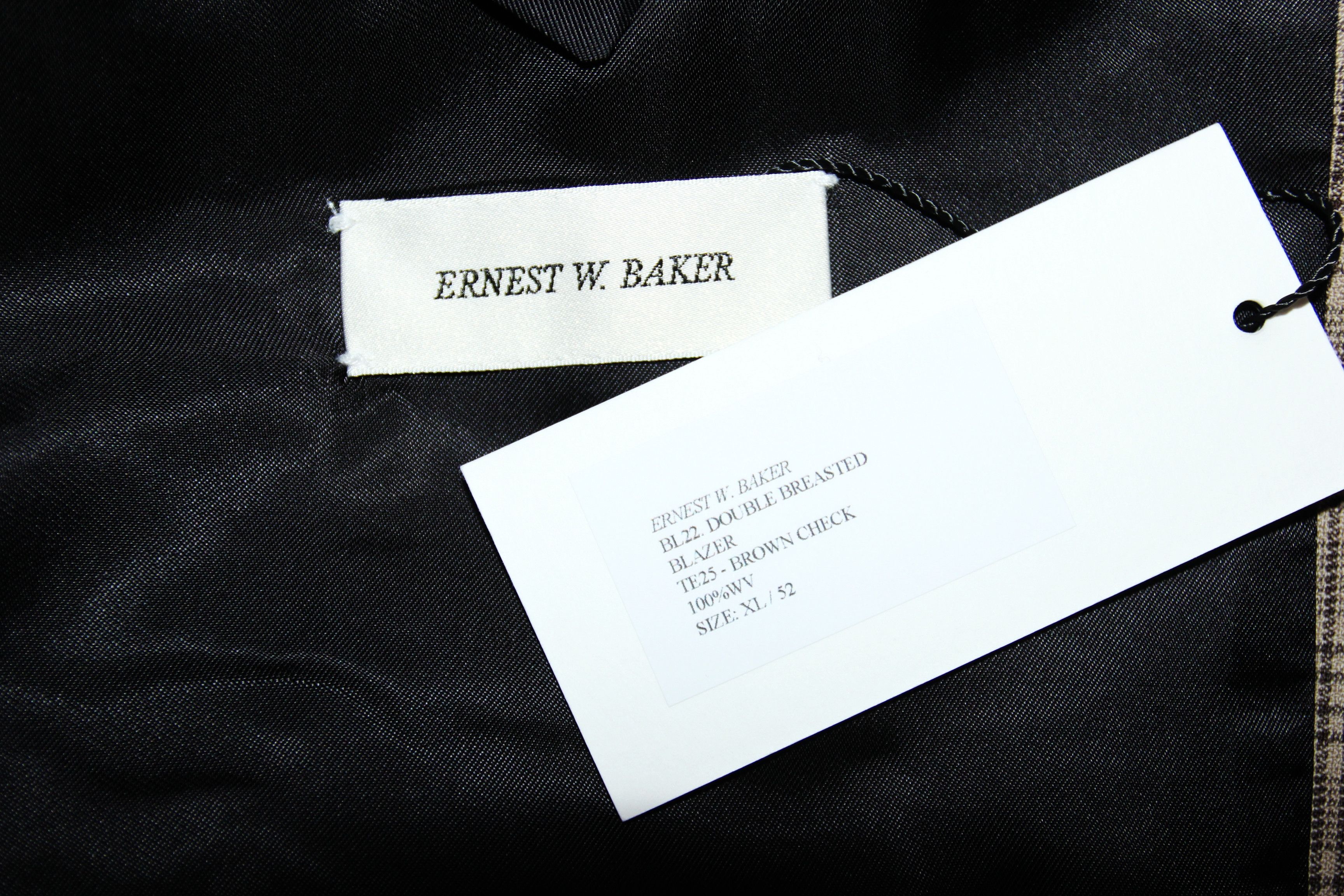 Ernest W. Baker BNWT SS22 ERNEST W. BAKER DOUBLE-BREASTED BLAZER 52 Size US L / EU 52-54 / 3 - 8 Thumbnail