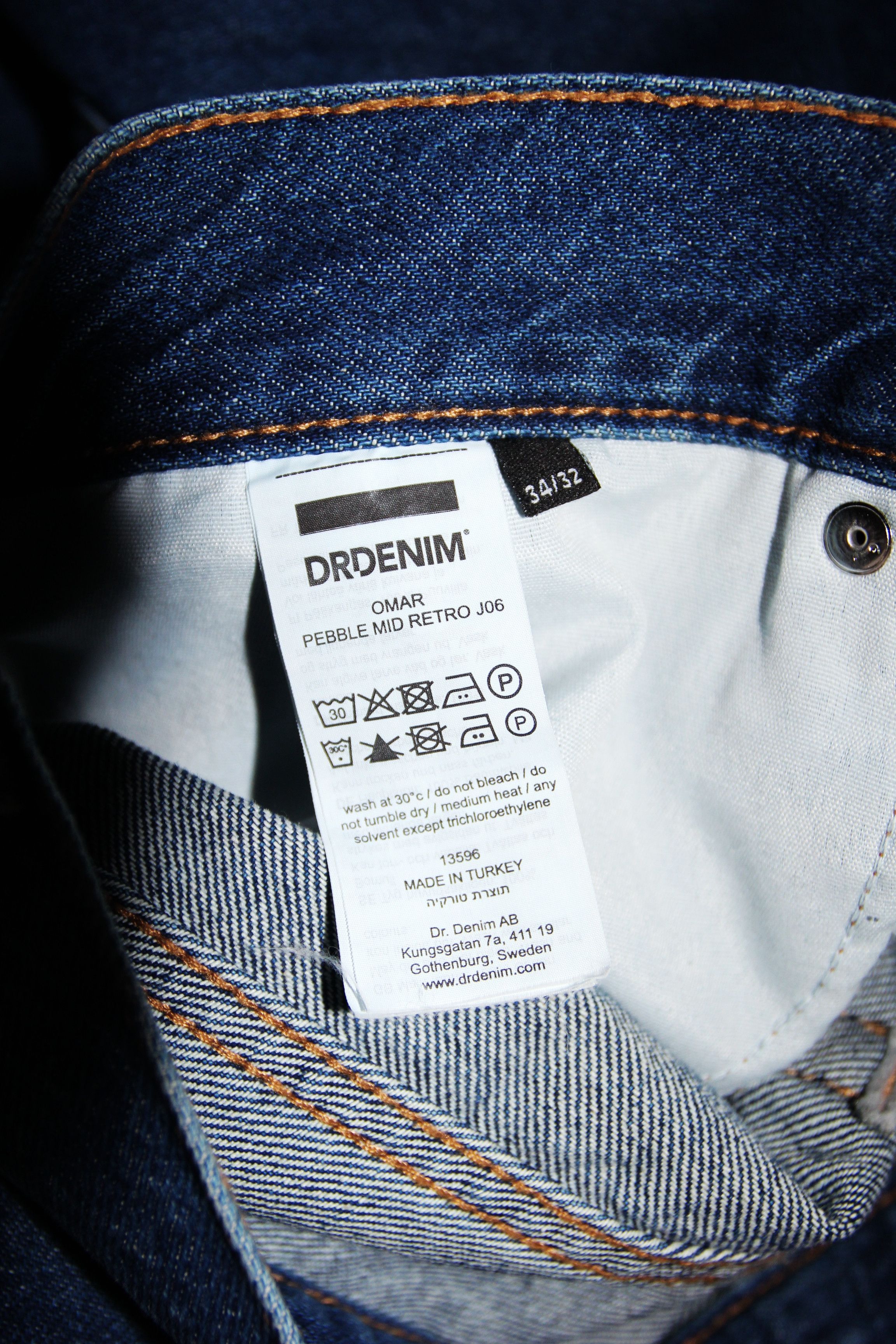 Dr. Denim BNWT SS22 DR.DENIM OMAR PEBBLE MID RETRO JEANS 34 X 32 Size US 34 / EU 50 - 8 Thumbnail