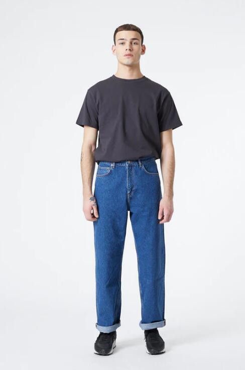 Dr. Denim BNWT SS22 DR.DENIM OMAR PEBBLE MID RETRO JEANS 34 X 32 Size US 34 / EU 50 - 1 Thumbnail