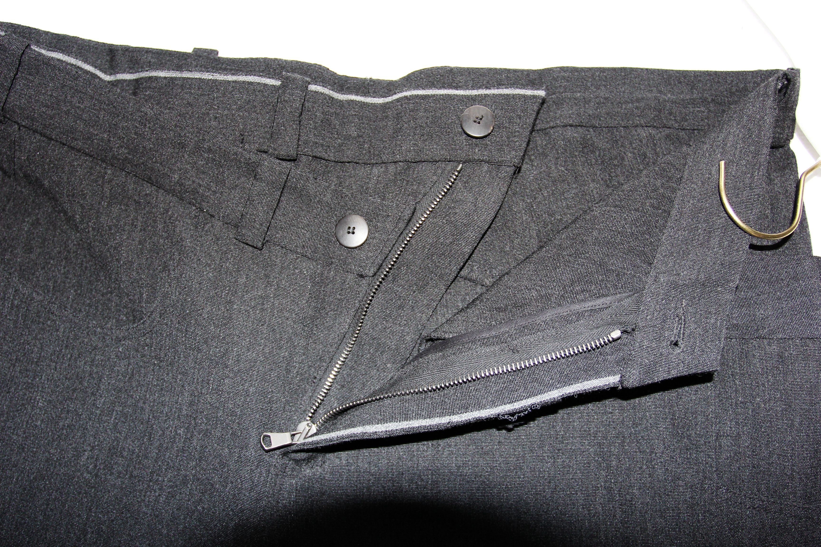 BNWT AW11 RE//SEARCH DOUBLE WAIST PANTS 54