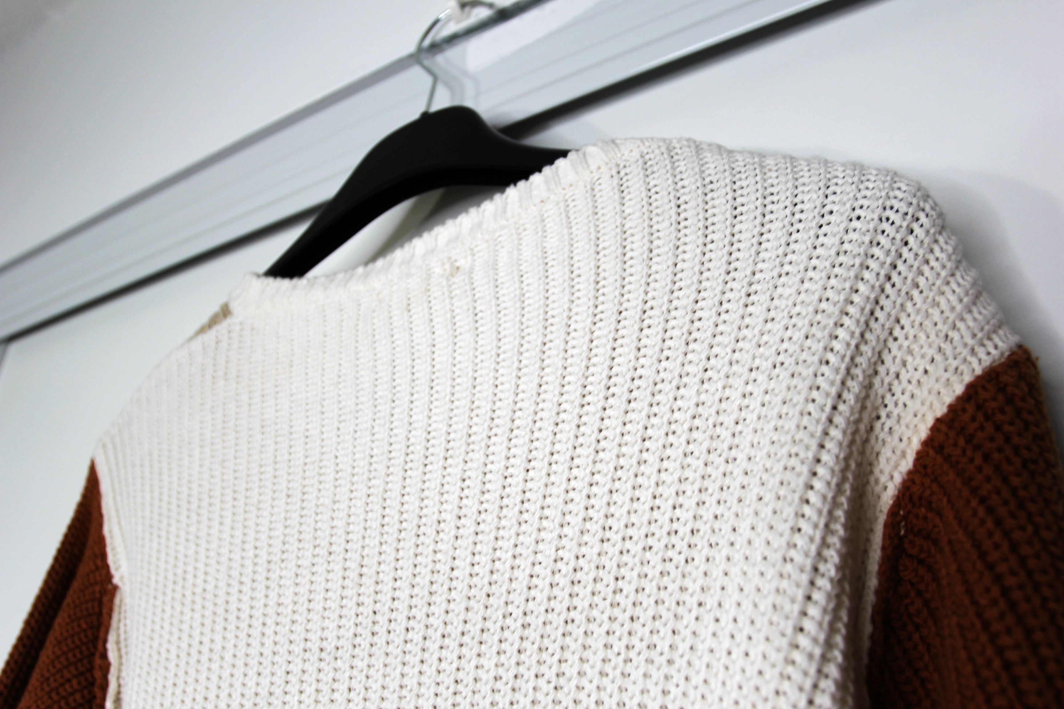 Imperial BNWT SS20 IMPERIAL NATURAL BLOCK RIBBED SWEATER S Size US S / EU 44-46 / 1 - 6 Thumbnail