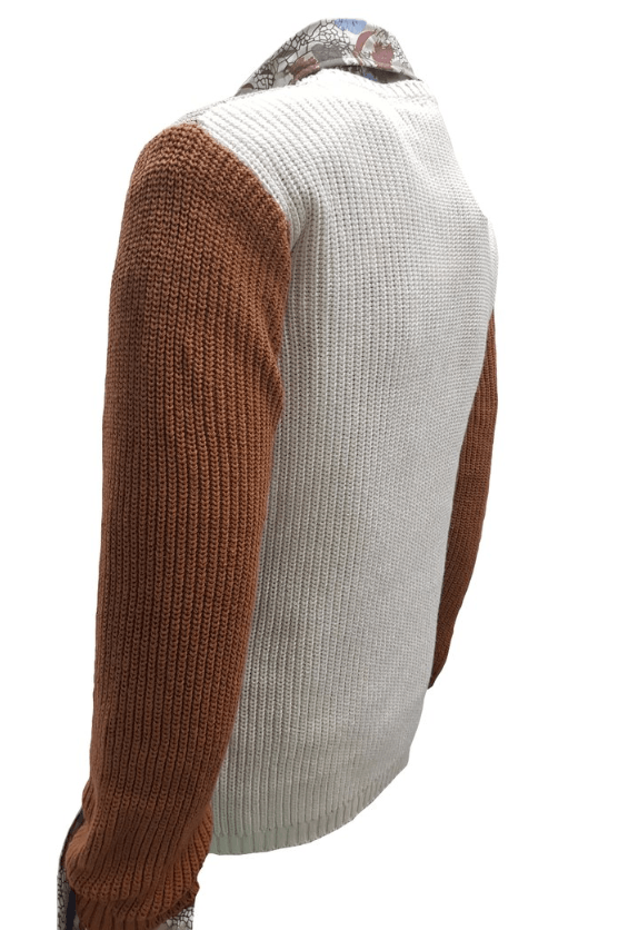 Imperial BNWT SS20 IMPERIAL NATURAL BLOCK RIBBED SWEATER S Size US S / EU 44-46 / 1 - 9 Thumbnail
