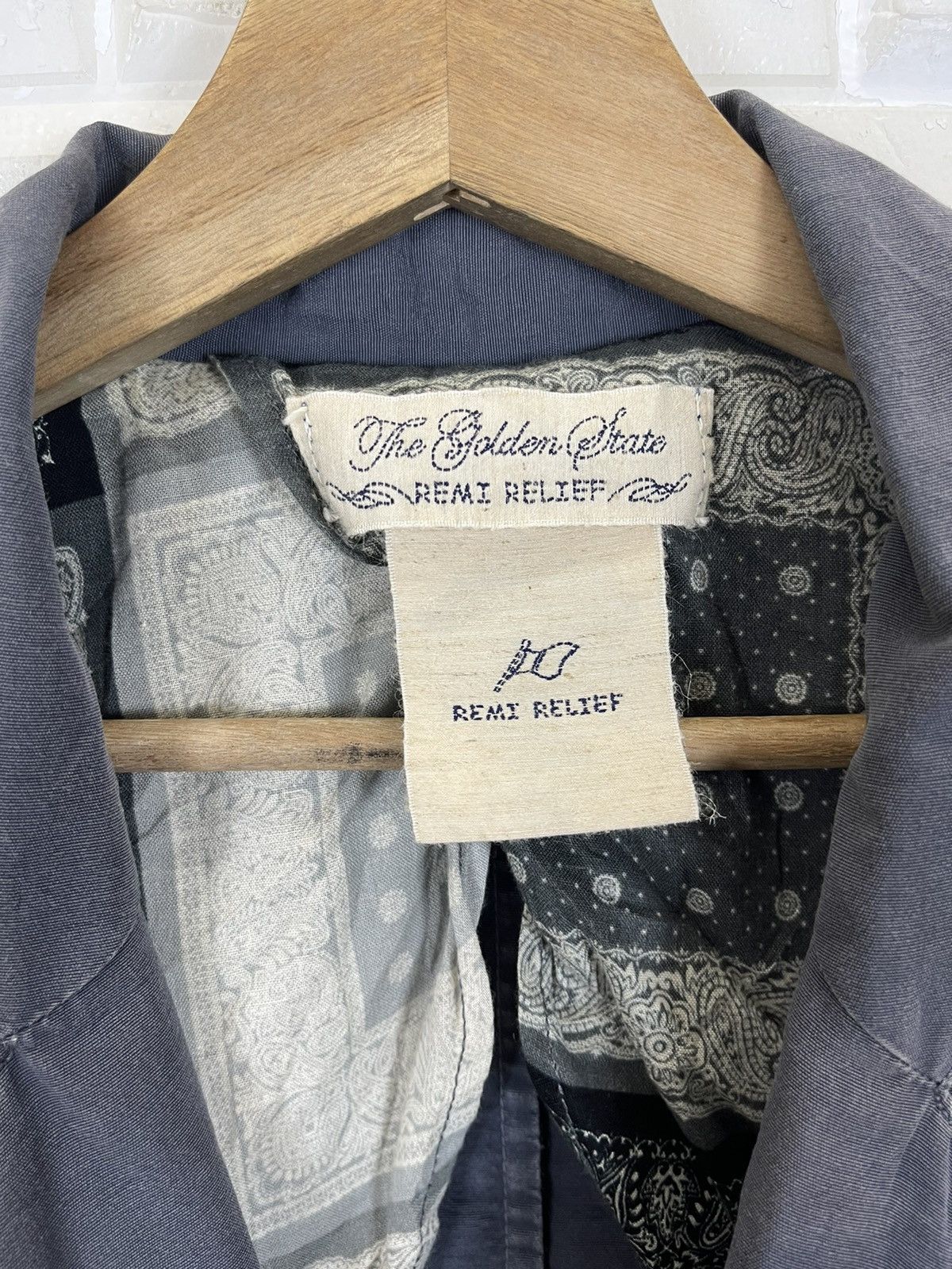 Remi Relief VINTAGE THE GOLDEN STATE By REMI RELIEF BANDANA JACKET Size US M / EU 48-50 / 2 - 4 Thumbnail