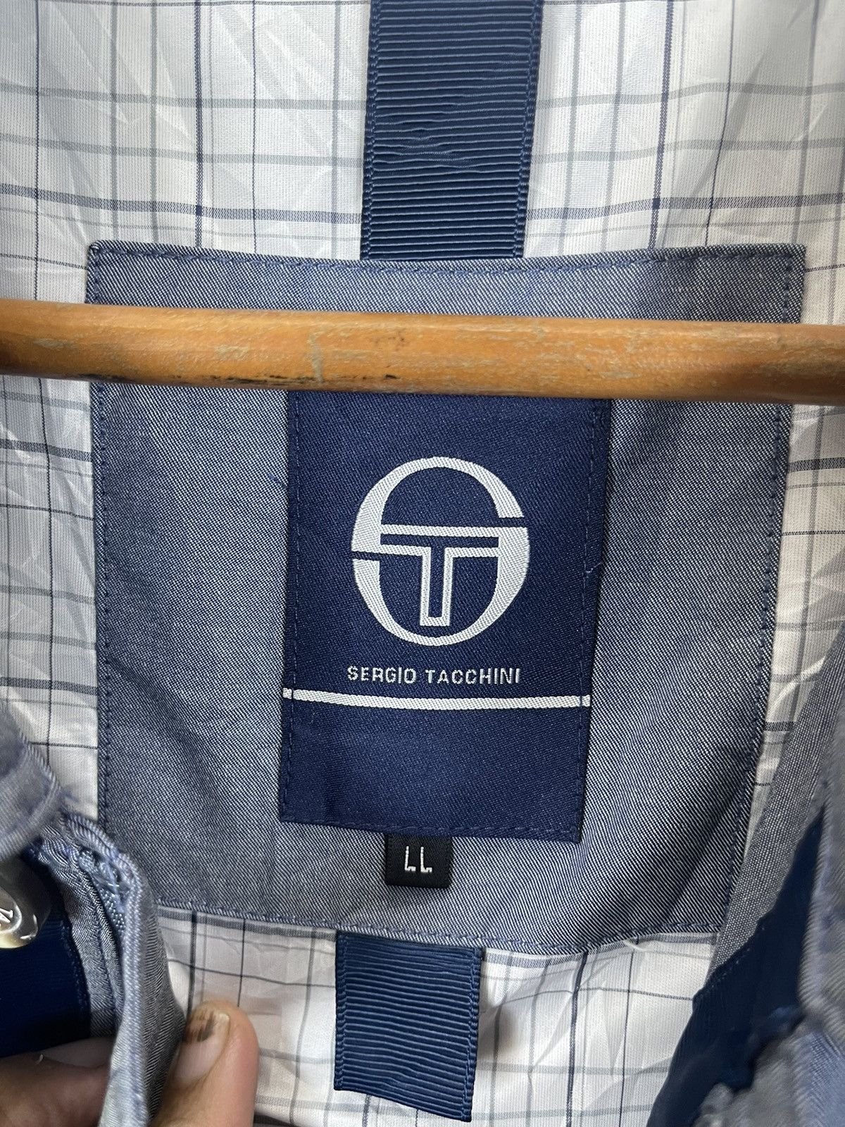 Sergio Tacchini × Vintage VINTAGE SERGIO TACCHINI LIGHT JACKET Size US L / EU 52-54 / 3 - 2 Thumbnail
