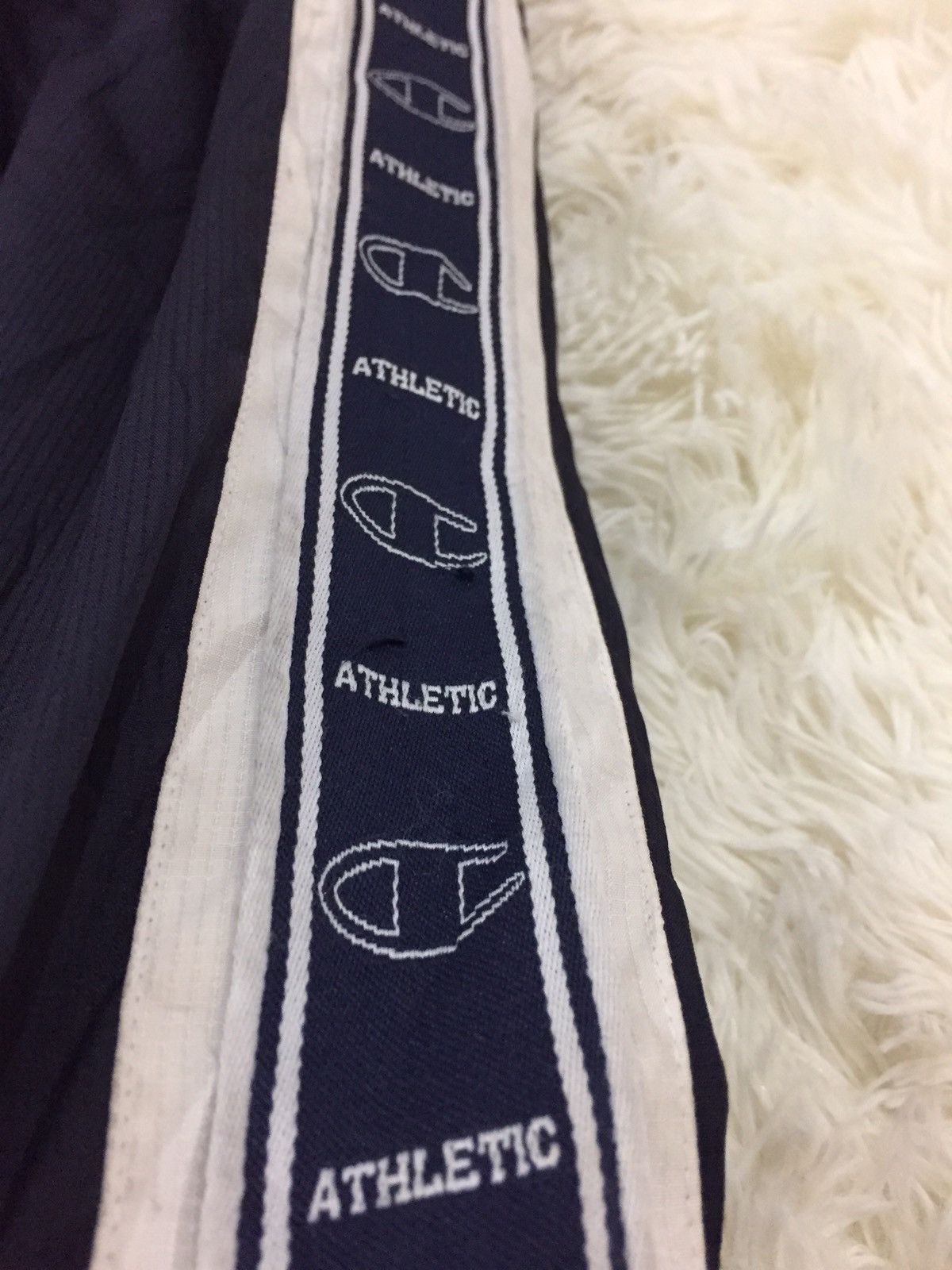 Champion × Vintage Champion Light Jacket Side Tape Stripe With Hoodie Size US L / EU 52-54 / 3 - 6 Thumbnail