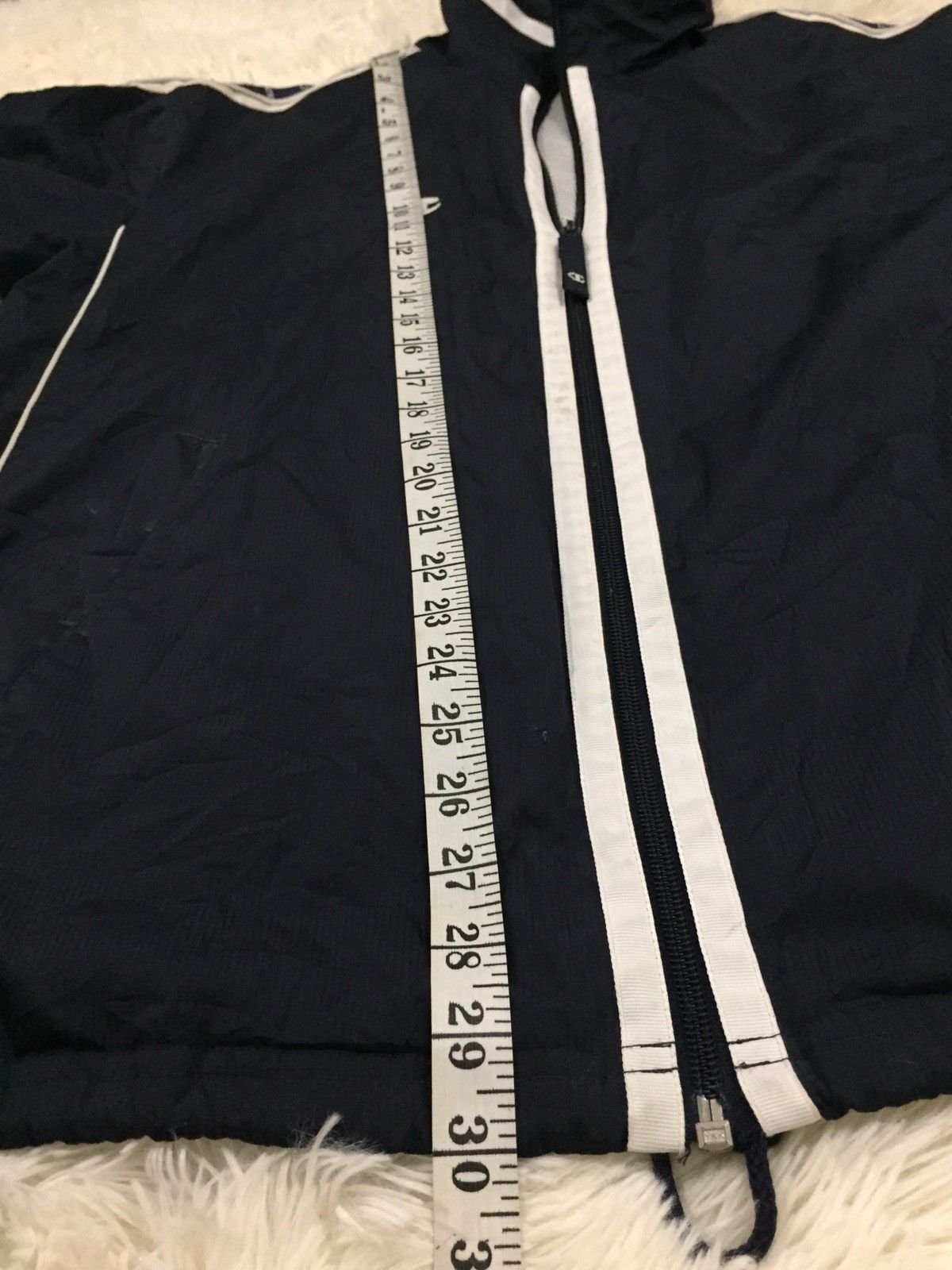 Champion × Vintage Champion Light Jacket Side Tape Stripe With Hoodie Size US L / EU 52-54 / 3 - 11 Thumbnail