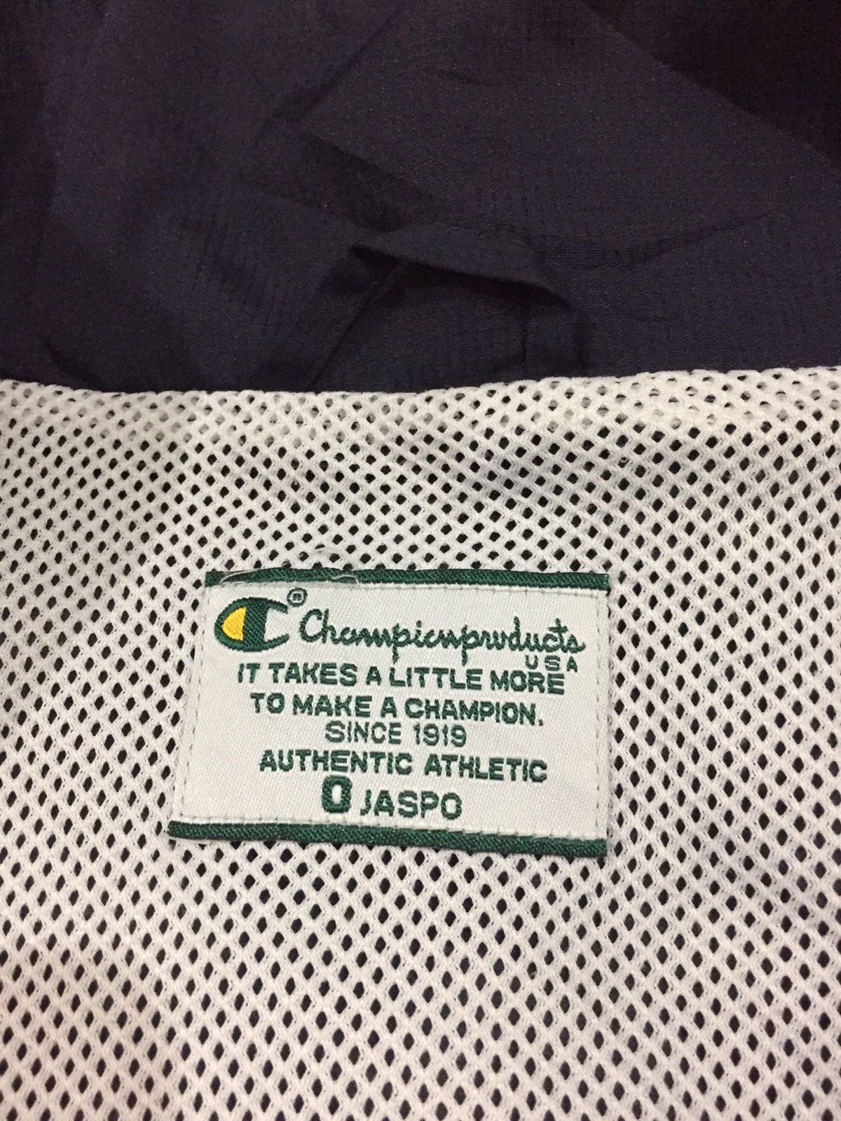 Champion × Vintage Champion Light Jacket Side Tape Stripe With Hoodie Size US L / EU 52-54 / 3 - 8 Thumbnail