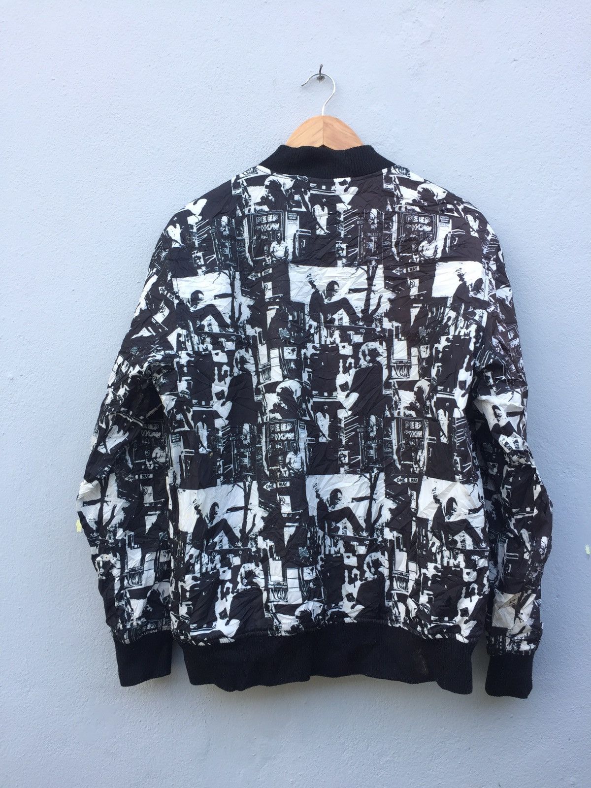 Japanese Brand × Vintage Jungle Storm Bomber Jacket Style Skateboard Player Print Size US L / EU 52-54 / 3 - 2 Thumbnail