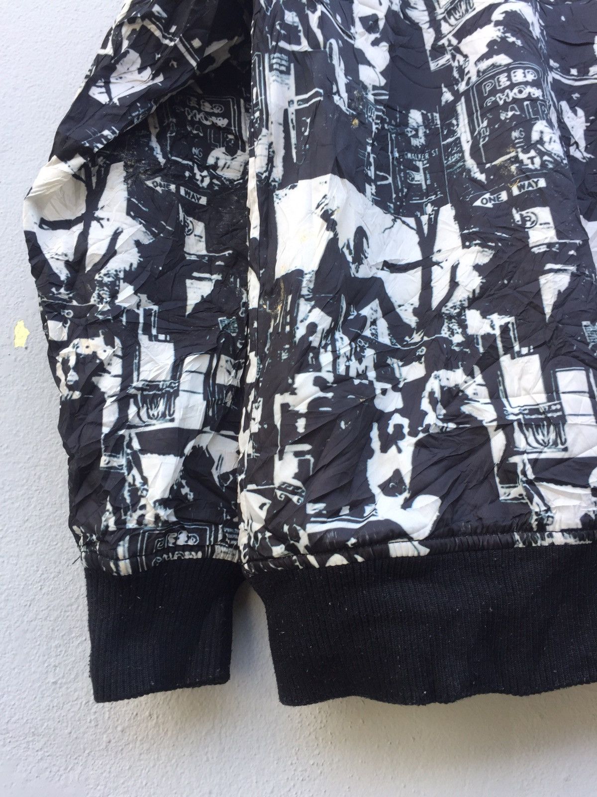 Japanese Brand × Vintage Jungle Storm Bomber Jacket Style Skateboard Player Print Size US L / EU 52-54 / 3 - 6 Thumbnail