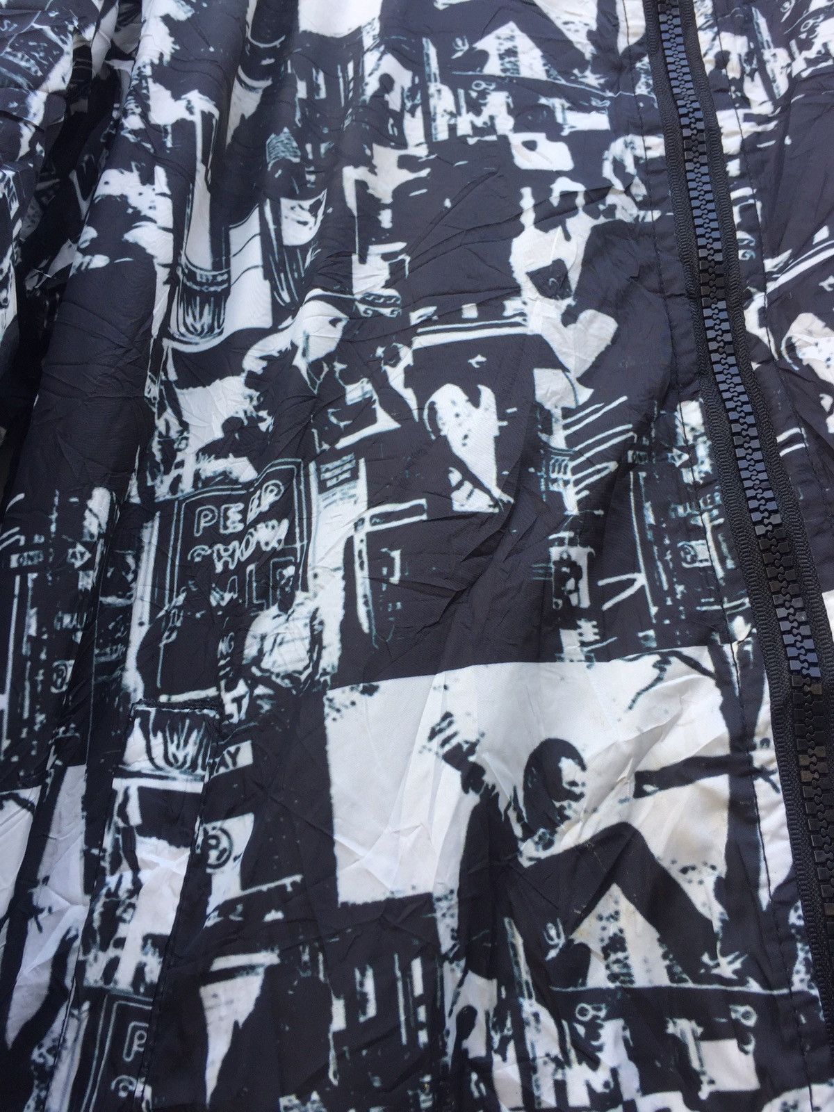 Japanese Brand × Vintage Jungle Storm Bomber Jacket Style Skateboard Player Print Size US L / EU 52-54 / 3 - 5 Thumbnail