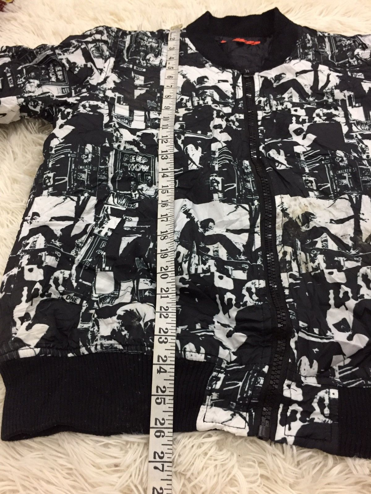 Japanese Brand × Vintage Jungle Storm Bomber Jacket Style Skateboard Player Print Size US L / EU 52-54 / 3 - 11 Thumbnail