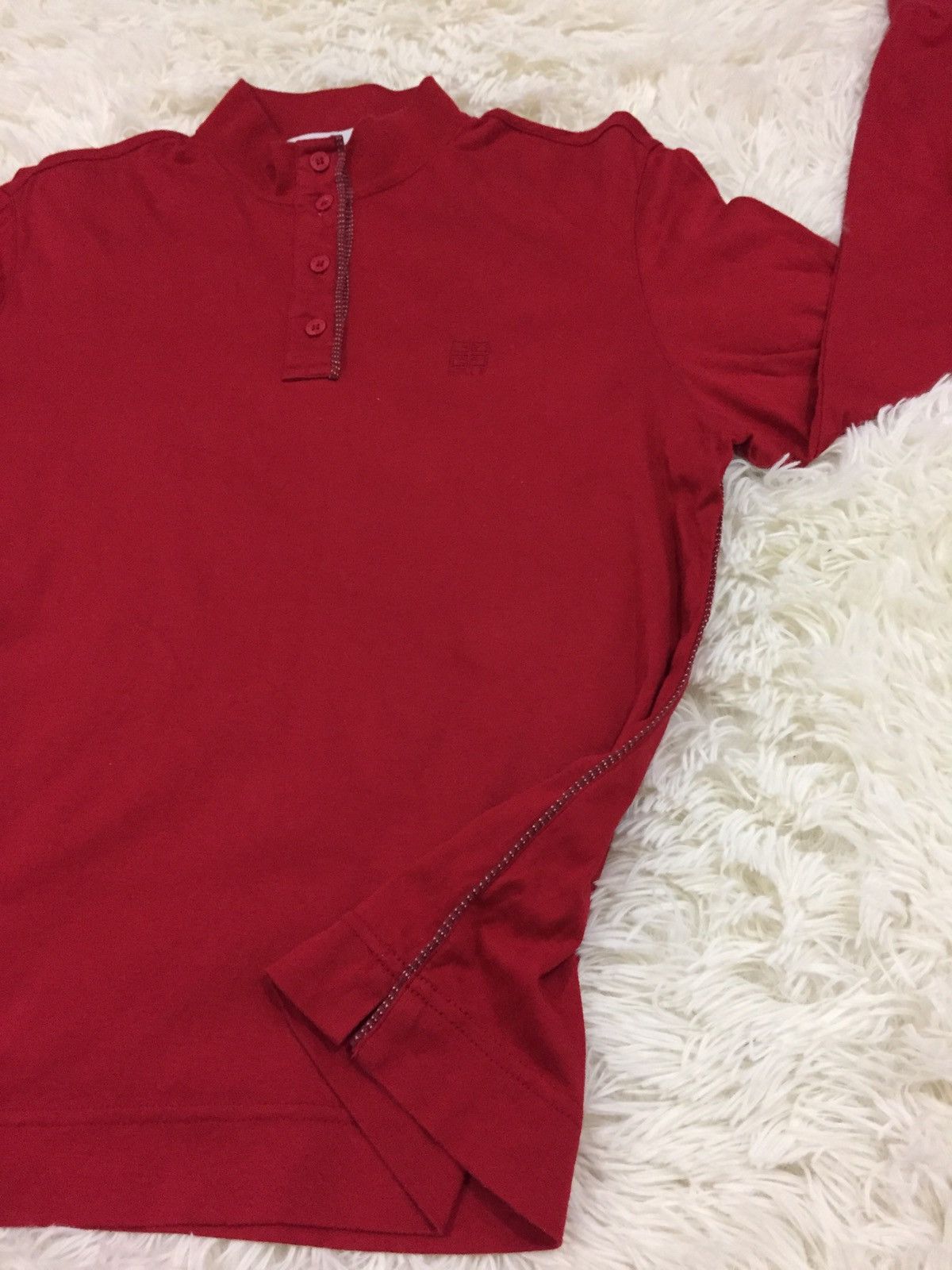 Givenchy Vintage Givenchy Golf Long Sleeve Button Shirt Embroidery Size US L / EU 52-54 / 3 - 12 Thumbnail