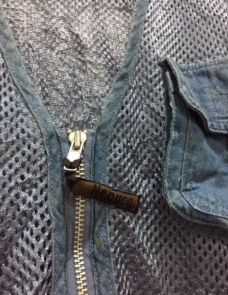 Japanese Brand × Vintage Vintage Japanese Brand Nepuca Tactical Vest Multi Pocket L Size 44R - 6 Thumbnail