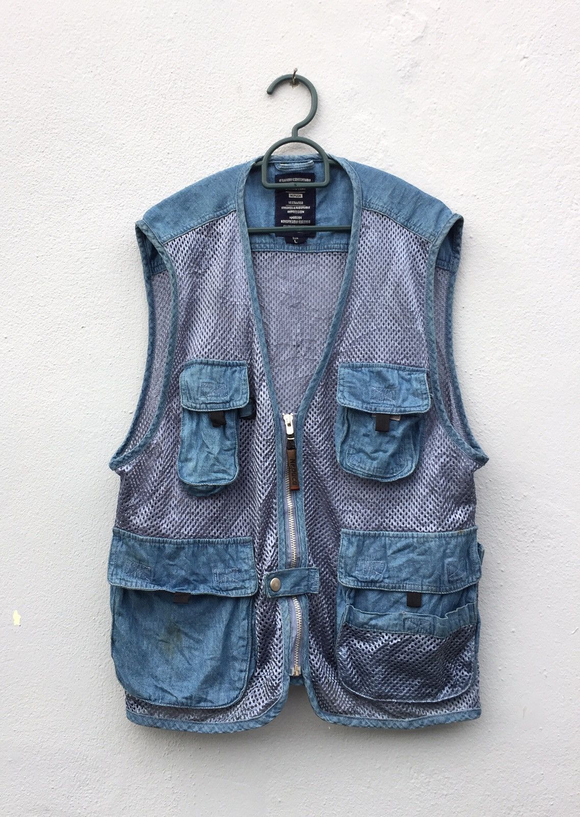 Japanese Brand × Vintage Vintage Japanese Brand Nepuca Tactical Vest Multi Pocket L Size 44R - 1 Thumbnail