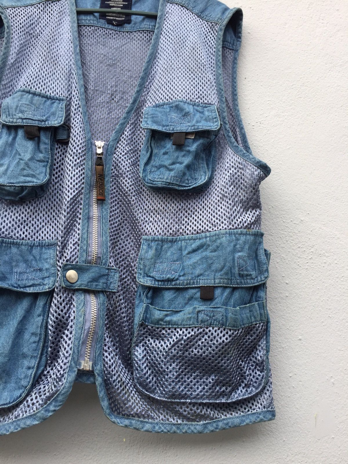 Japanese Brand × Vintage Vintage Japanese Brand Nepuca Tactical Vest Multi Pocket L Size 44R - 3 Thumbnail