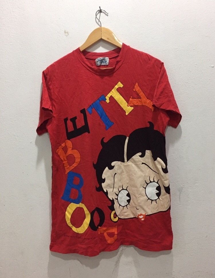 Cartoon Network × Vintage Vintage Movie Betty Boop T-Shirt Big Print Both Side Size US M / EU 48-50 / 2 - 2 Thumbnail