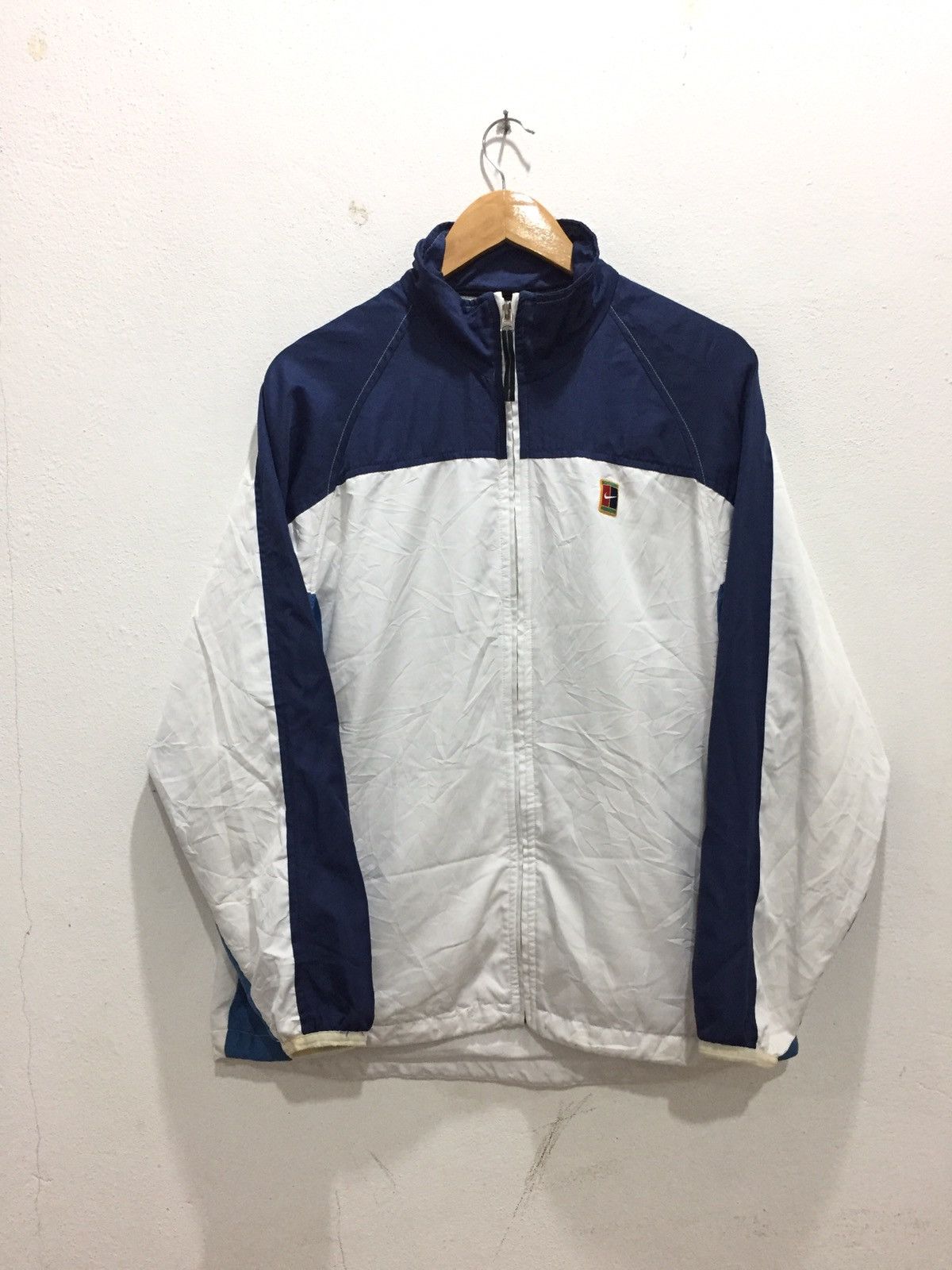 Nike × Vintage Vintage Nike Supreme Court Light Jacket Full Zipper Size US L / EU 52-54 / 3 - 1 Thumbnail