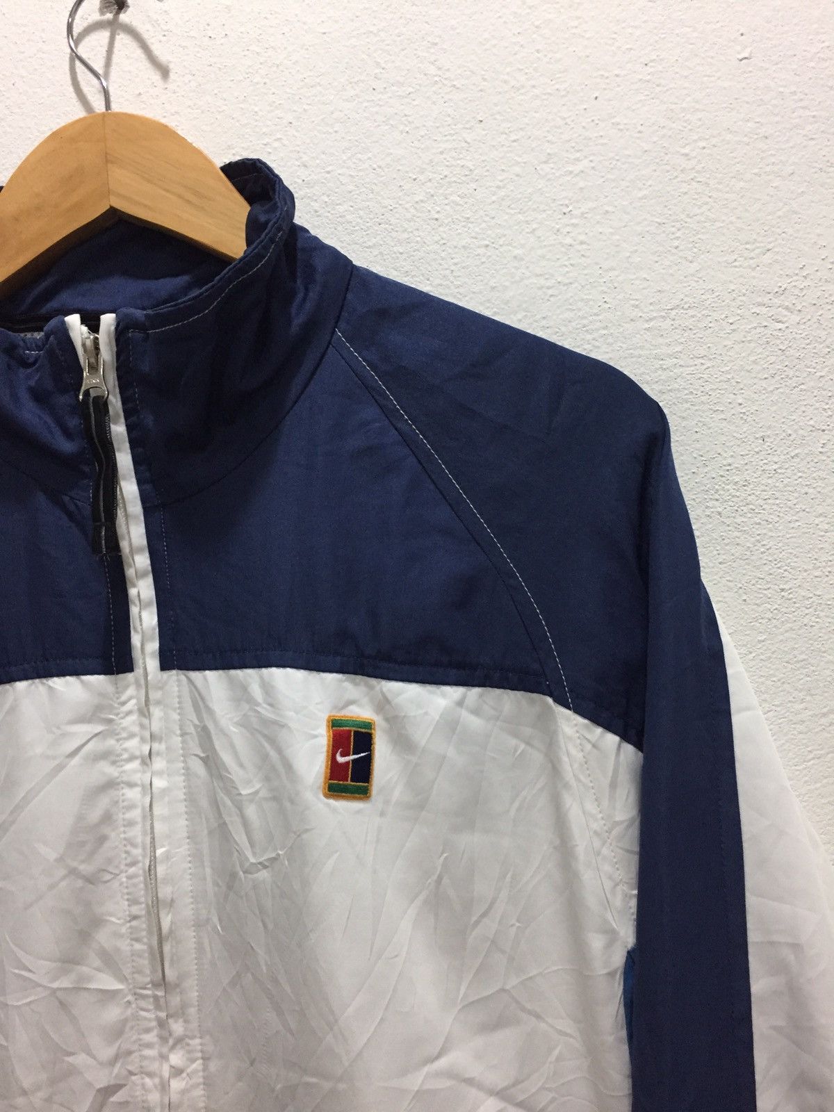 Nike × Vintage Vintage Nike Supreme Court Light Jacket Full Zipper Size US L / EU 52-54 / 3 - 3 Thumbnail