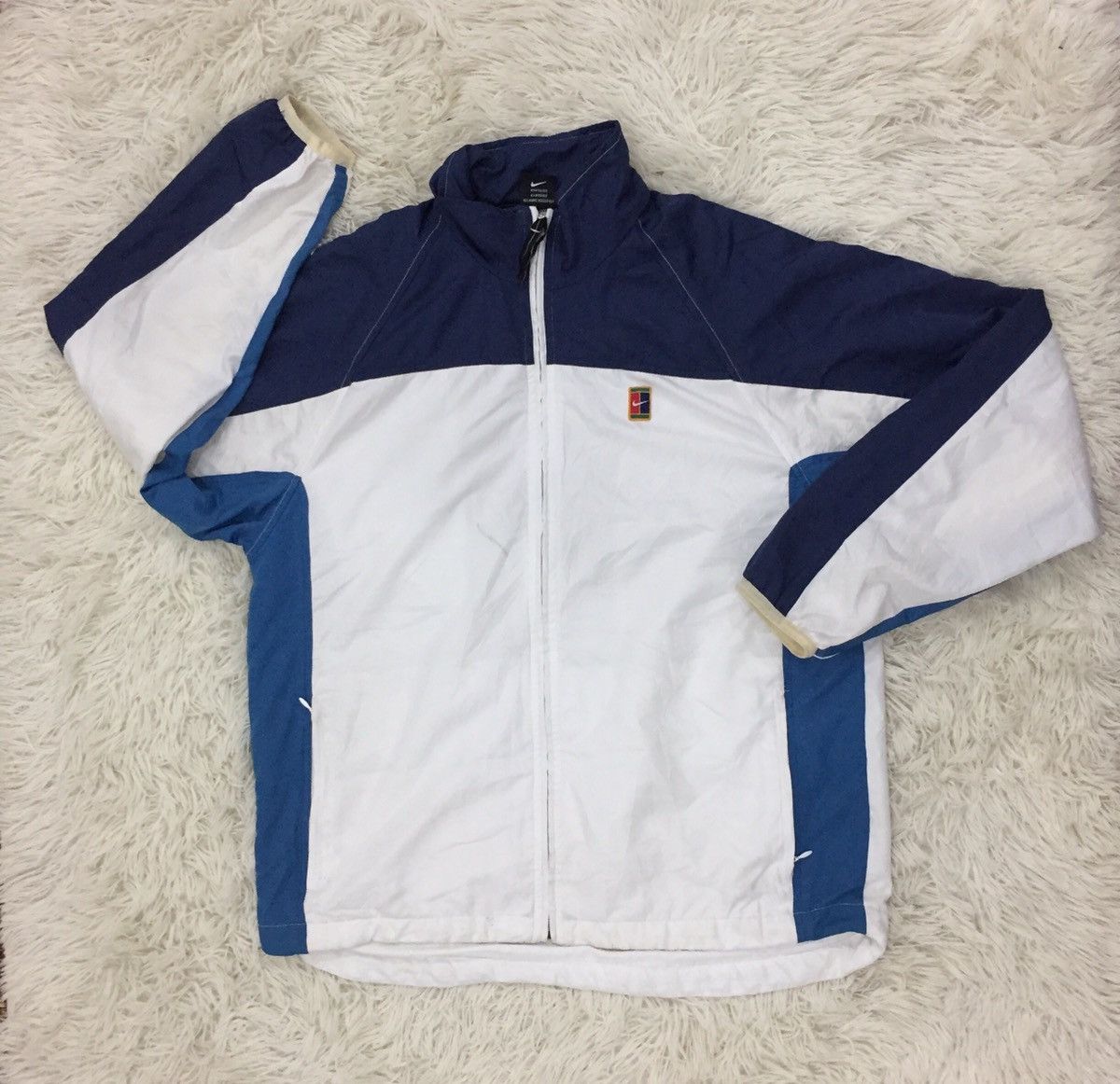 Nike × Vintage Vintage Nike Supreme Court Light Jacket Full Zipper Size US L / EU 52-54 / 3 - 7 Thumbnail
