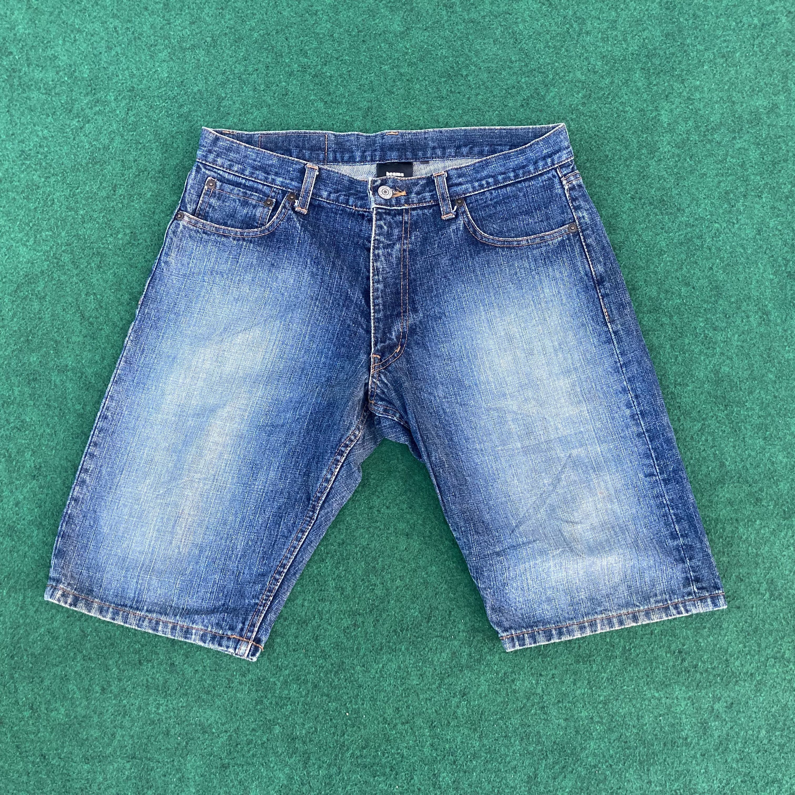 Beams Plus × Japanese Brand Vtg Beams Short Jorts Pant Sz 32 Jeans Size US 32 / EU 48 - 1 Thumbnail