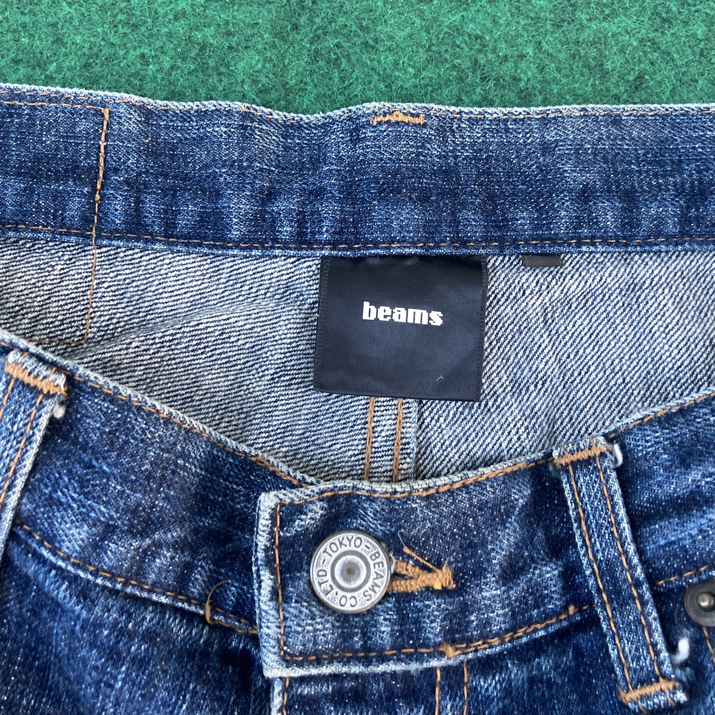 Beams Plus × Japanese Brand Vtg Beams Short Jorts Pant Sz 32 Jeans Size US 32 / EU 48 - 3 Thumbnail
