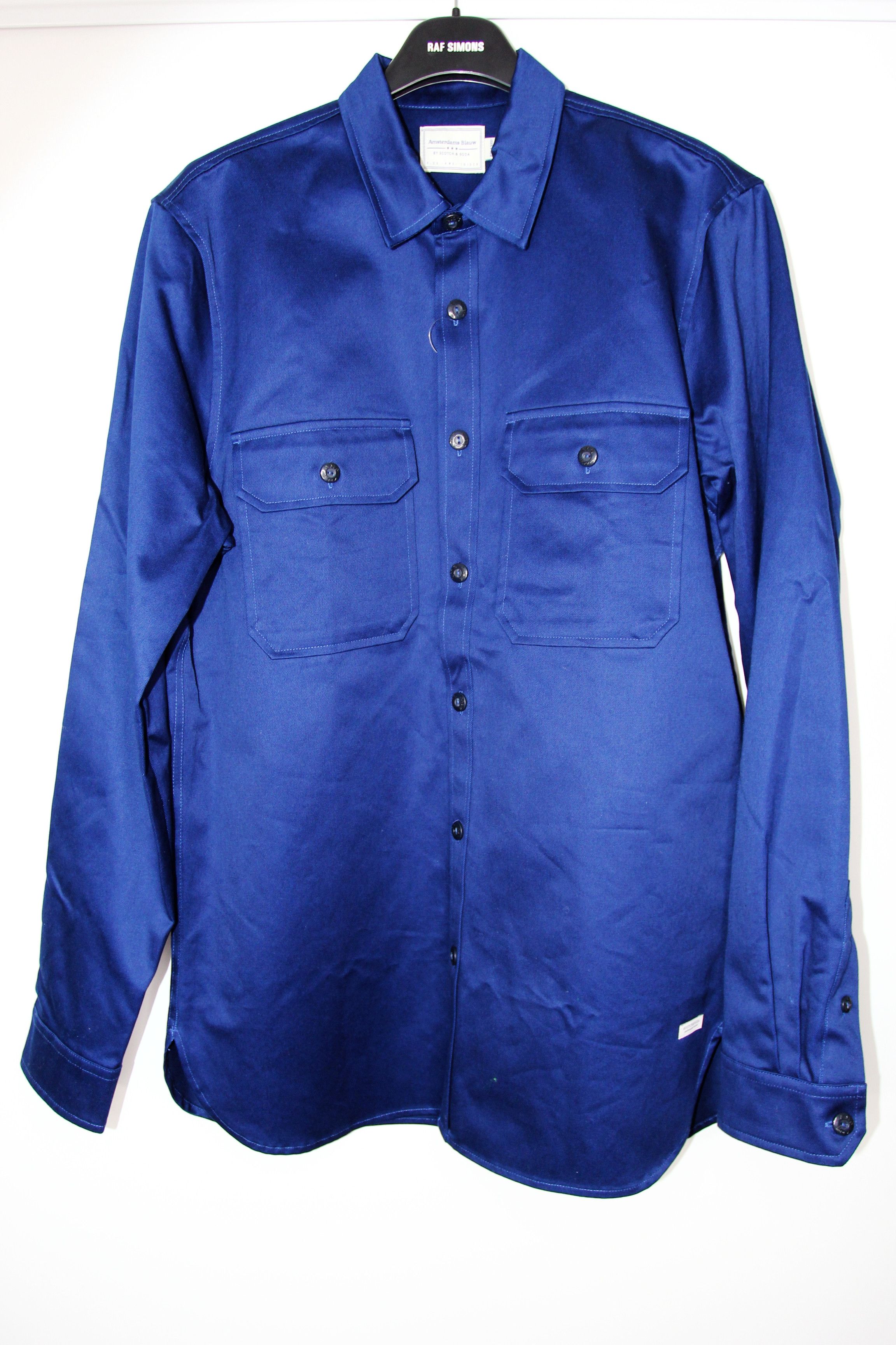 Scotch & Soda BNWT SS20 SCOTCH & SODA INDIGO WORKER SHIRT JACKET L Size US L / EU 52-54 / 3 - 2 Thumbnail