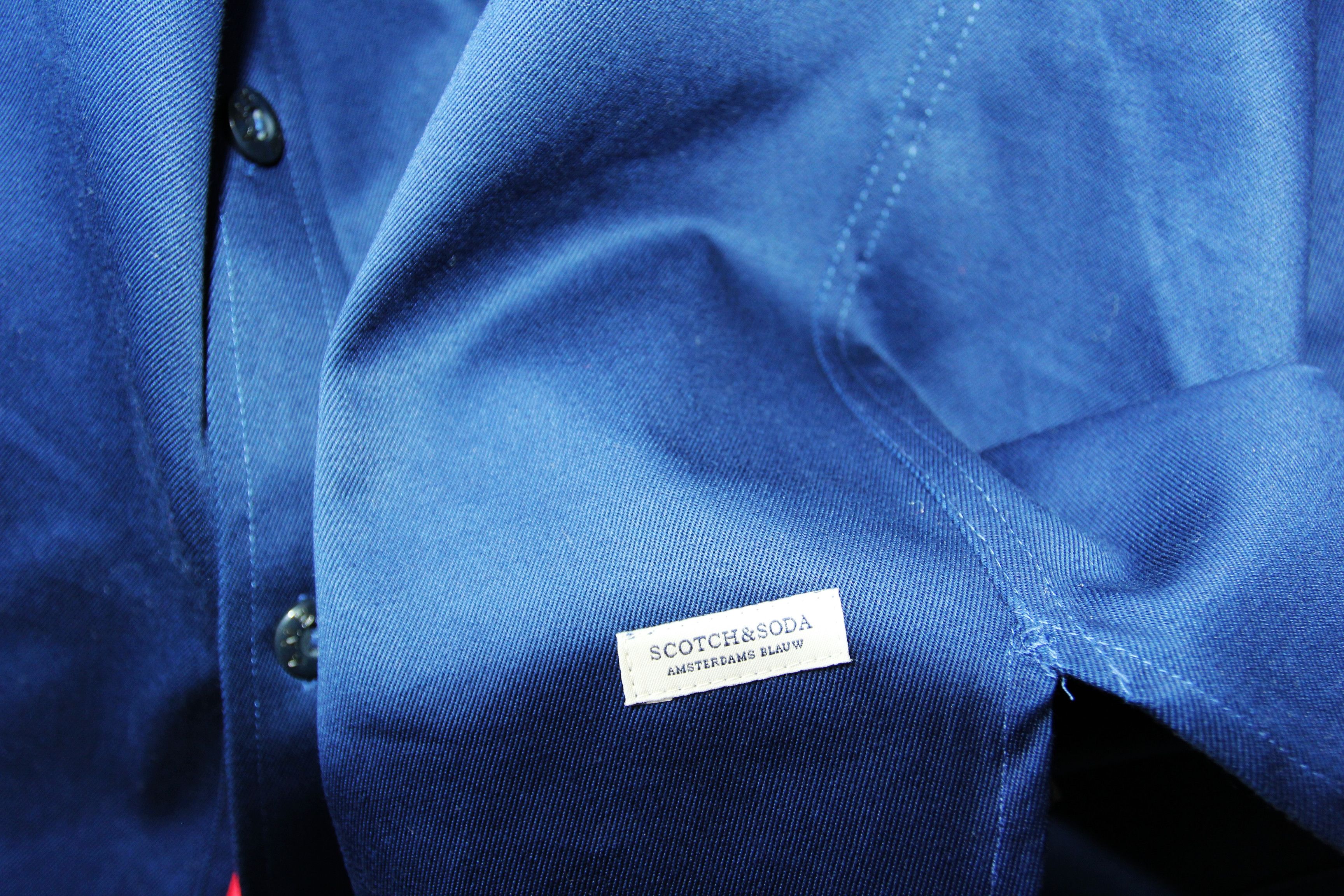 Scotch & Soda BNWT SS20 SCOTCH & SODA INDIGO WORKER SHIRT JACKET L Size US L / EU 52-54 / 3 - 9 Thumbnail