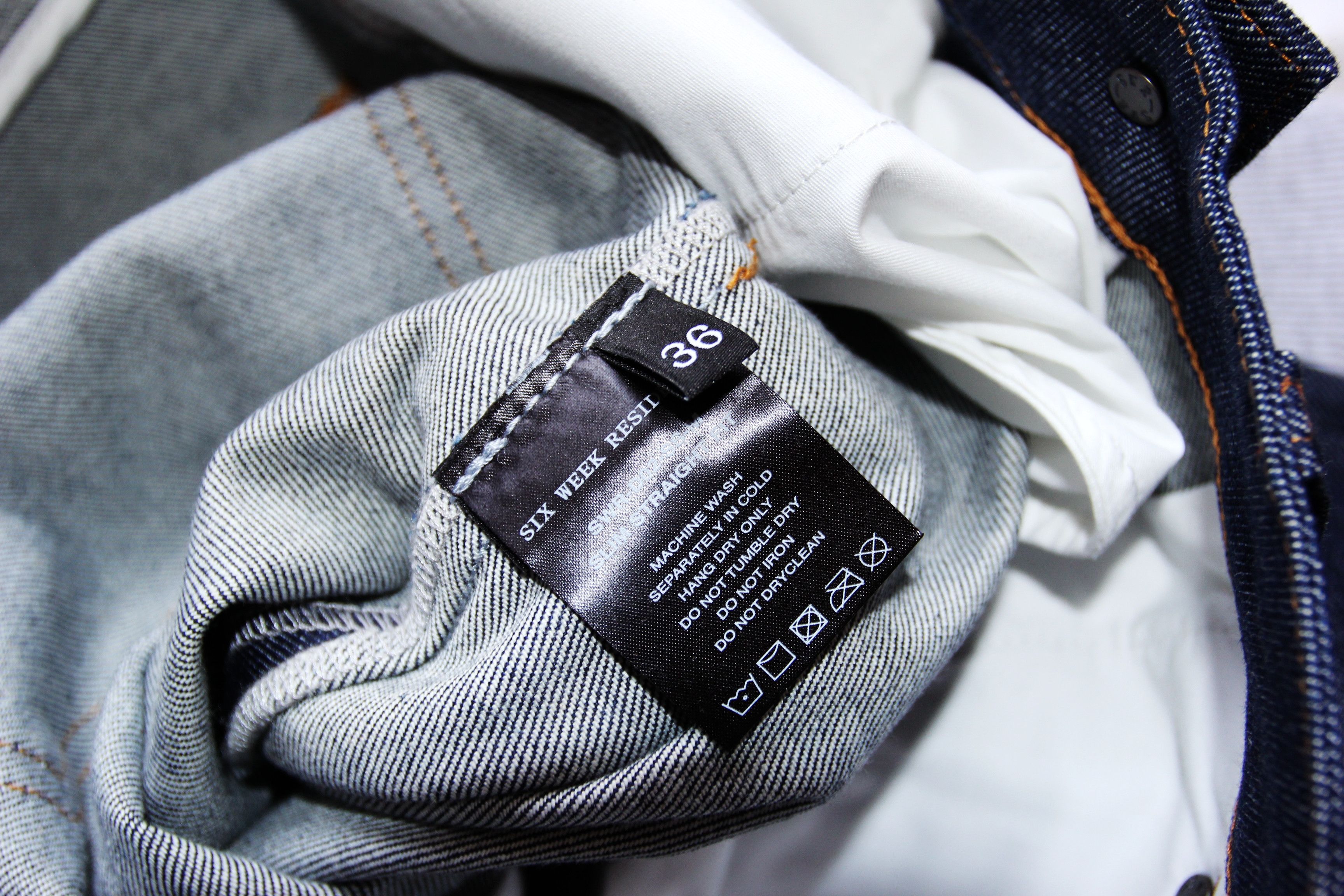 Other BNWT SS21 SIX WEEK RESIDENCY TOPSTITCHED RAW JEANS 36 Size US 36 / EU 52 - 9 Thumbnail