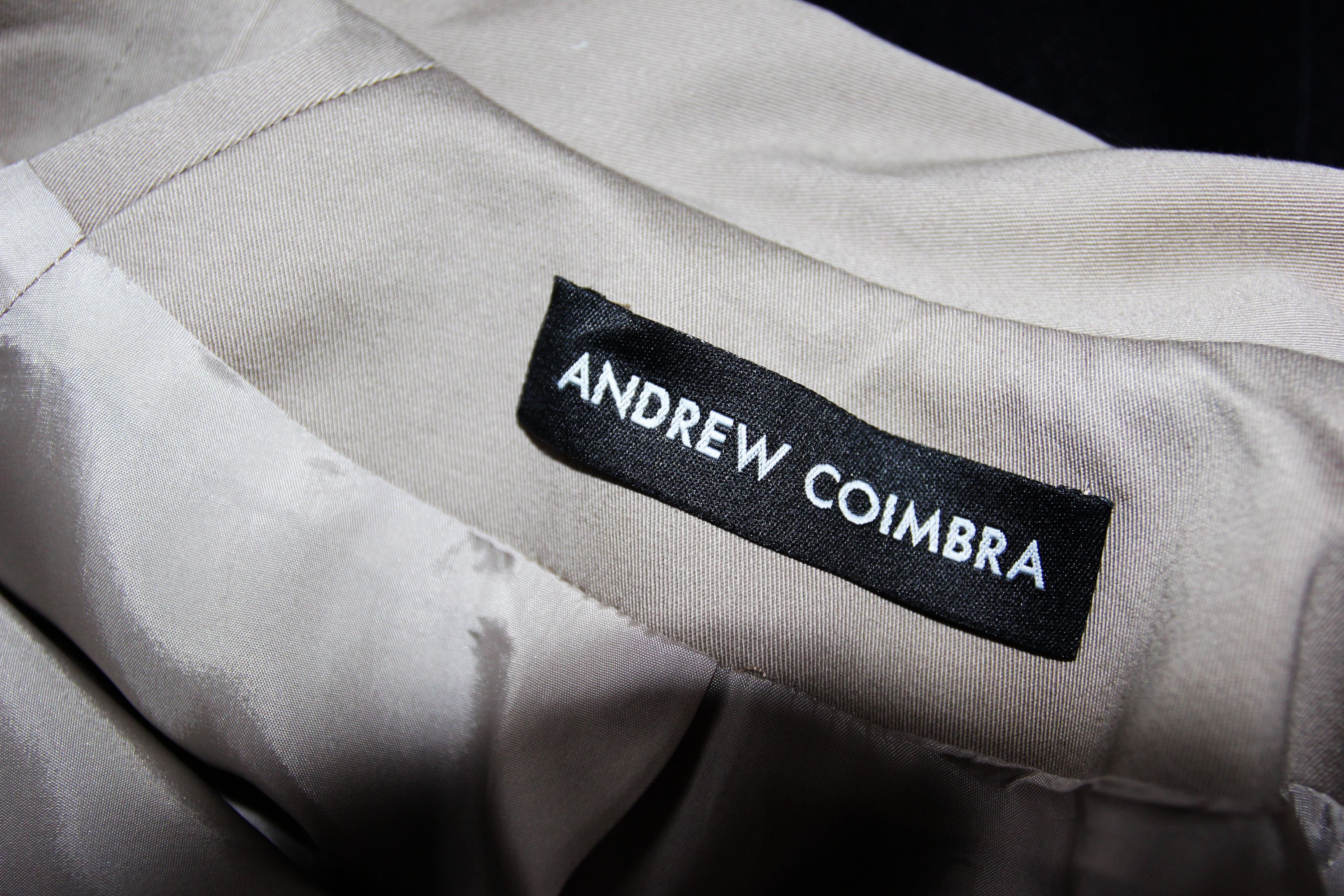 Other BNWT SS19 ANDREW COIMBRA RAGLAN TRENCH COAT L Size US L / EU 52-54 / 3 - 11 Thumbnail