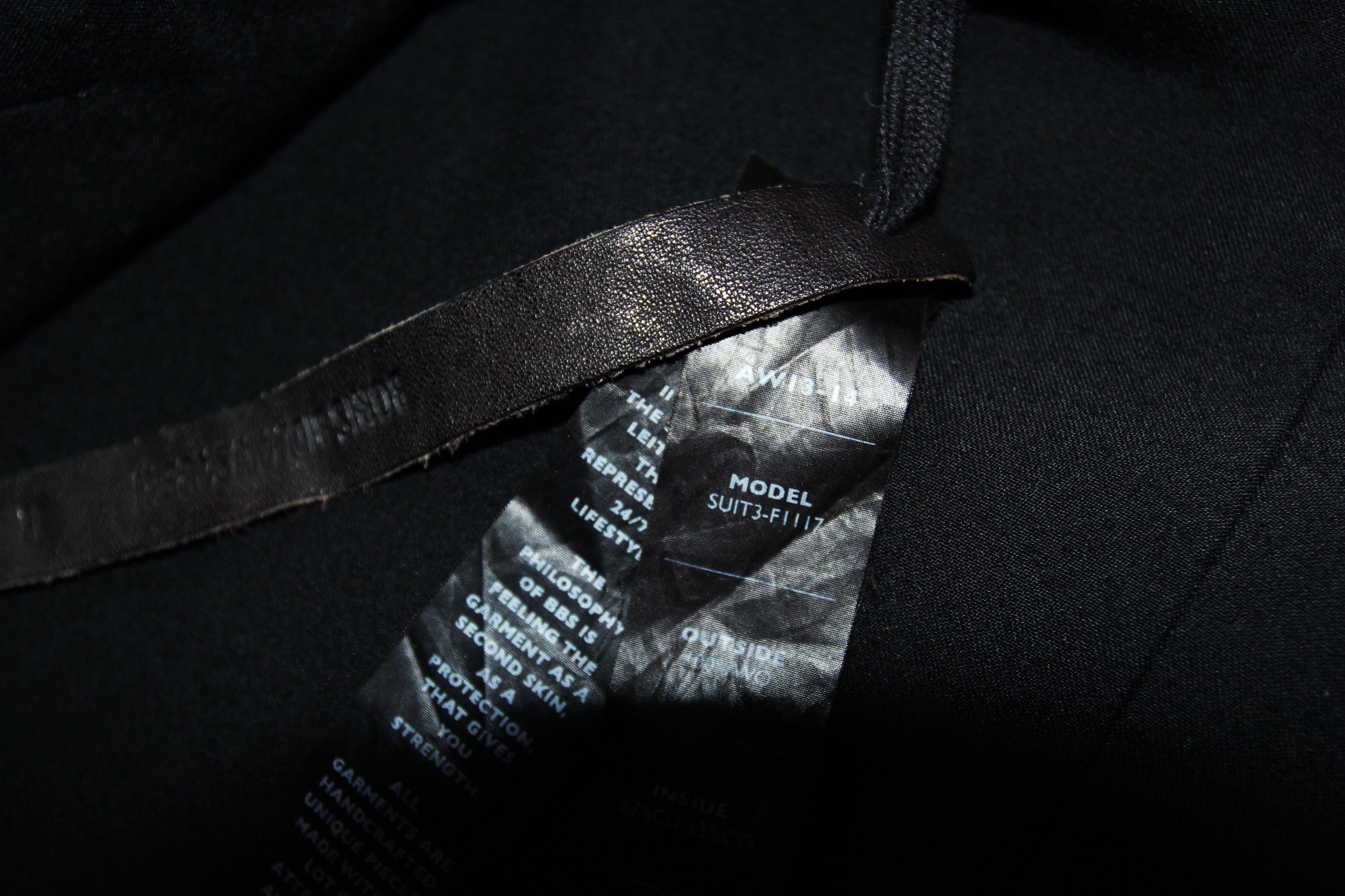 Boris Bidjan Saberi AW13 BORIS BIDJAN SABERI SUIT3 F1117 XL Size US XL / EU 56 / 4 - 11 Thumbnail