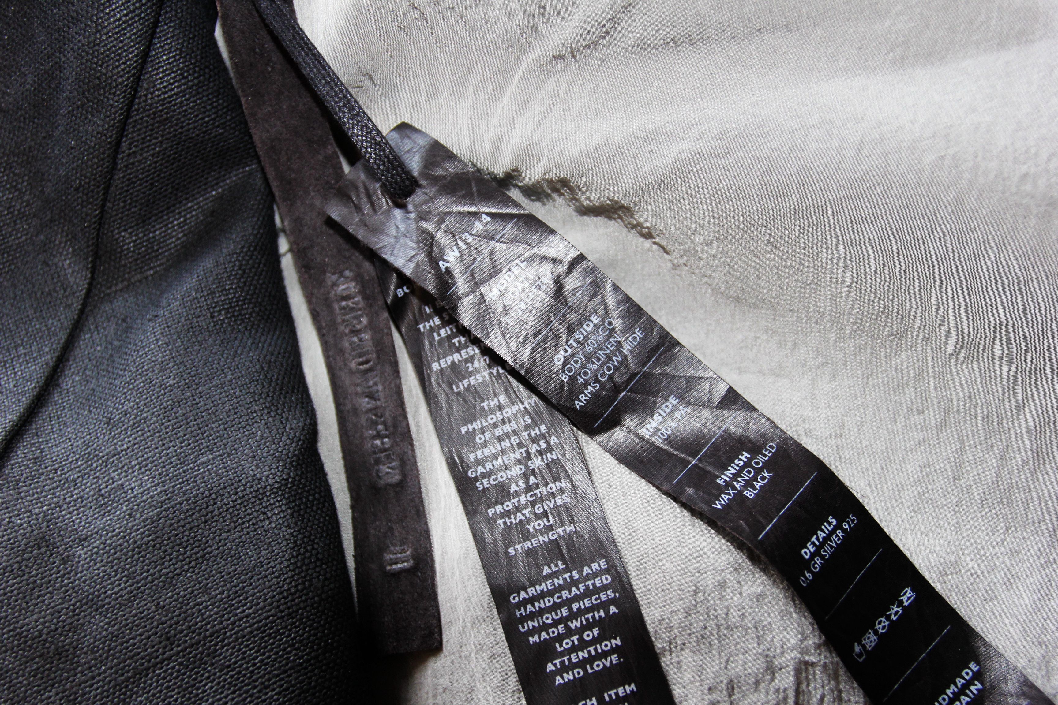 AW13 BORIS BIDJAN SABERI COAT1 F1291+F244 XXL
