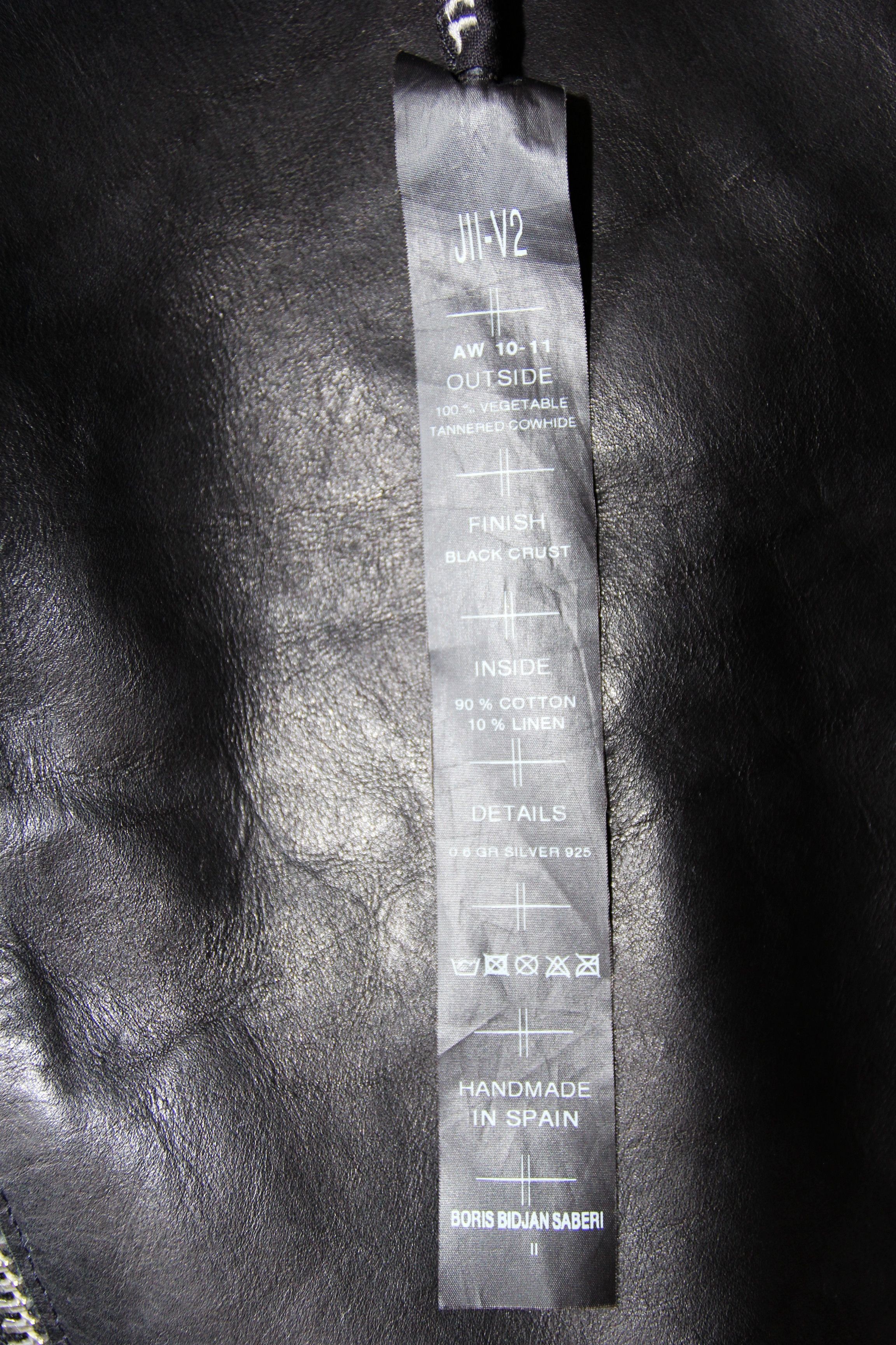 Boris Bidjan Saberi AW10 BORIS BIDJAN SABERI COWHIDE LEATHER J11-V2 XL Size US XL / EU 56 / 4 - 13 Thumbnail