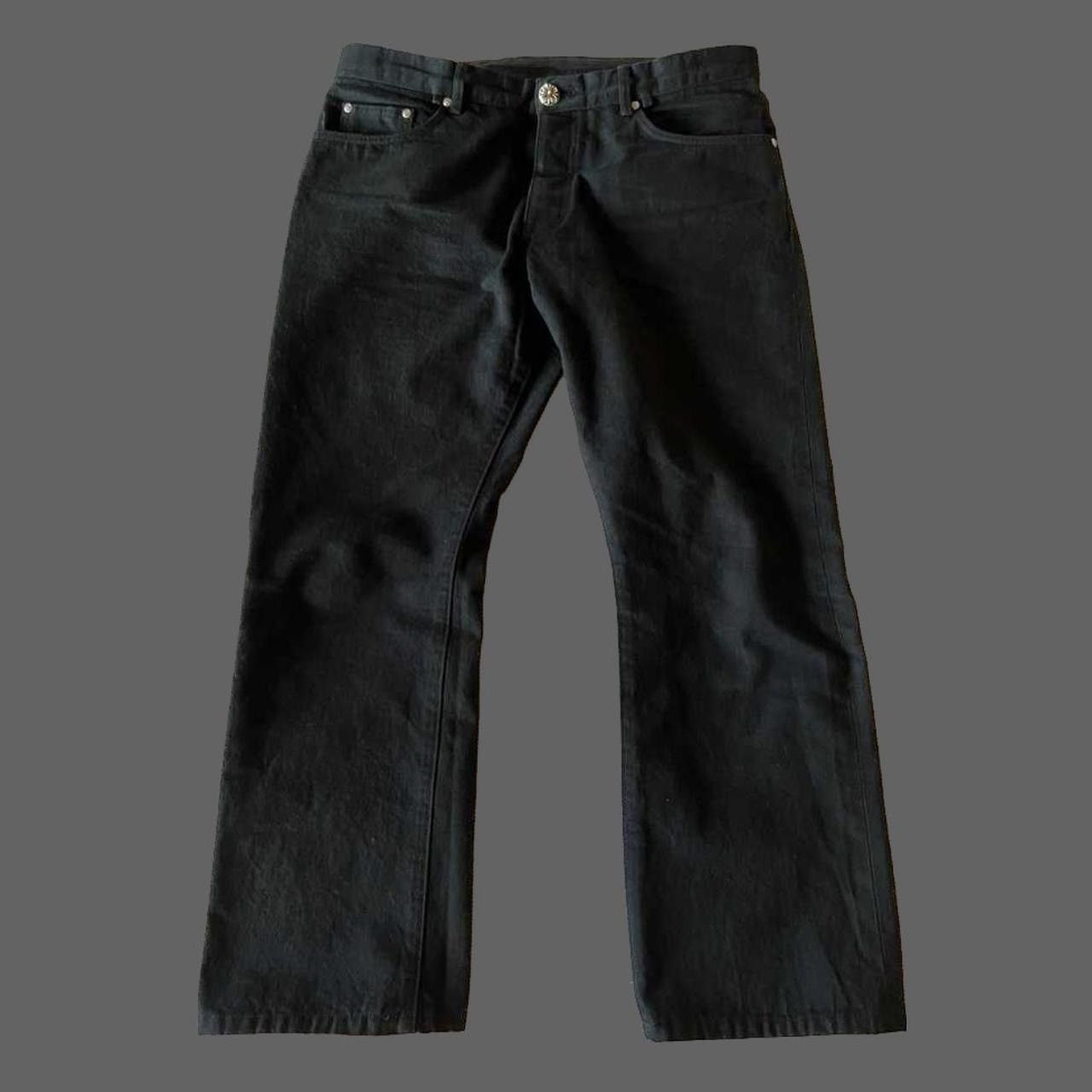 Chrome Hearts chrome hearts black denim jeans | Grailed