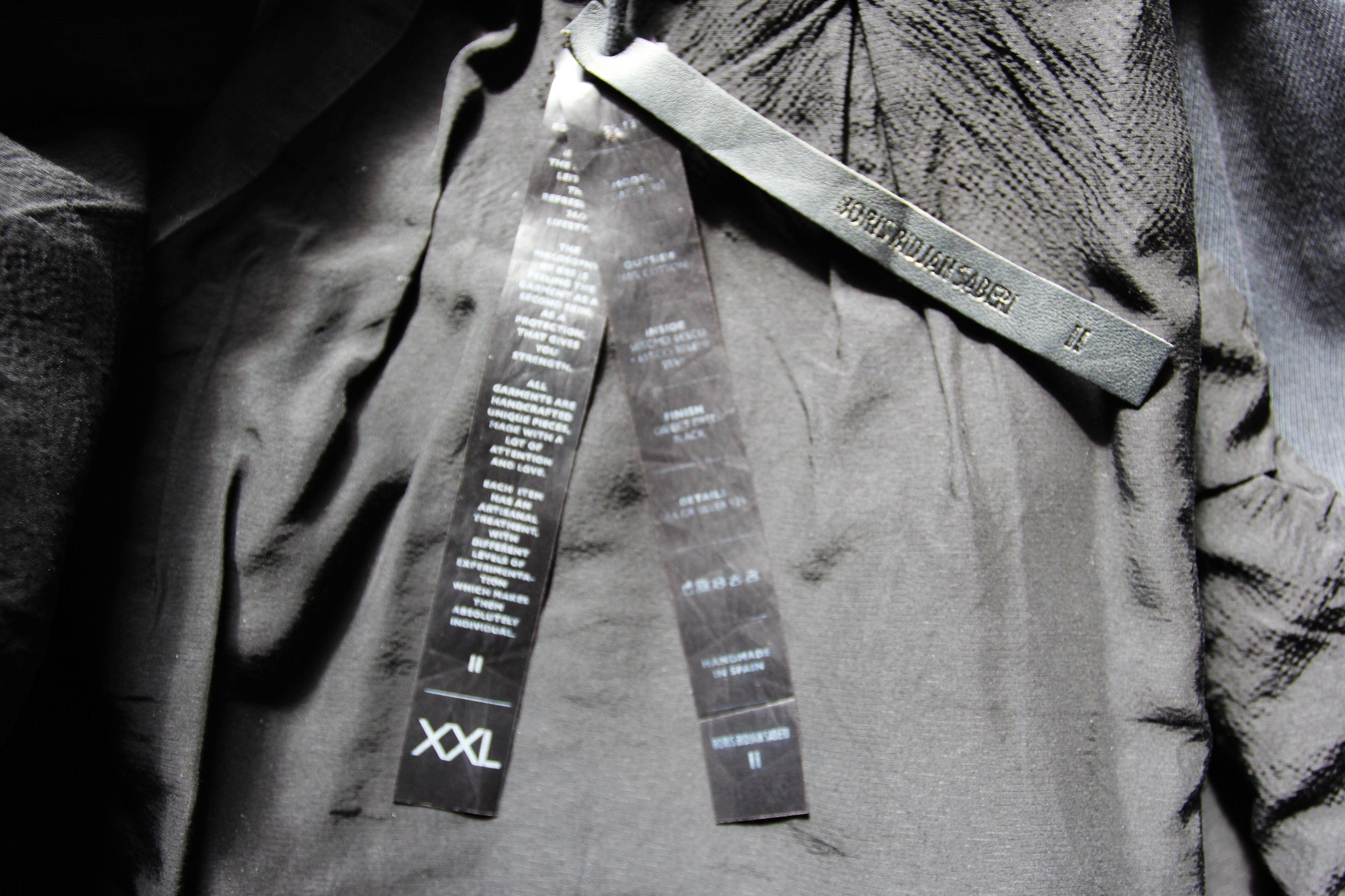 Boris Bidjan Saberi SS13 BORIS BIDJAN SABERI COAT1- F1902 XXL Size US XXL / EU 58 / 5 - 15 Thumbnail