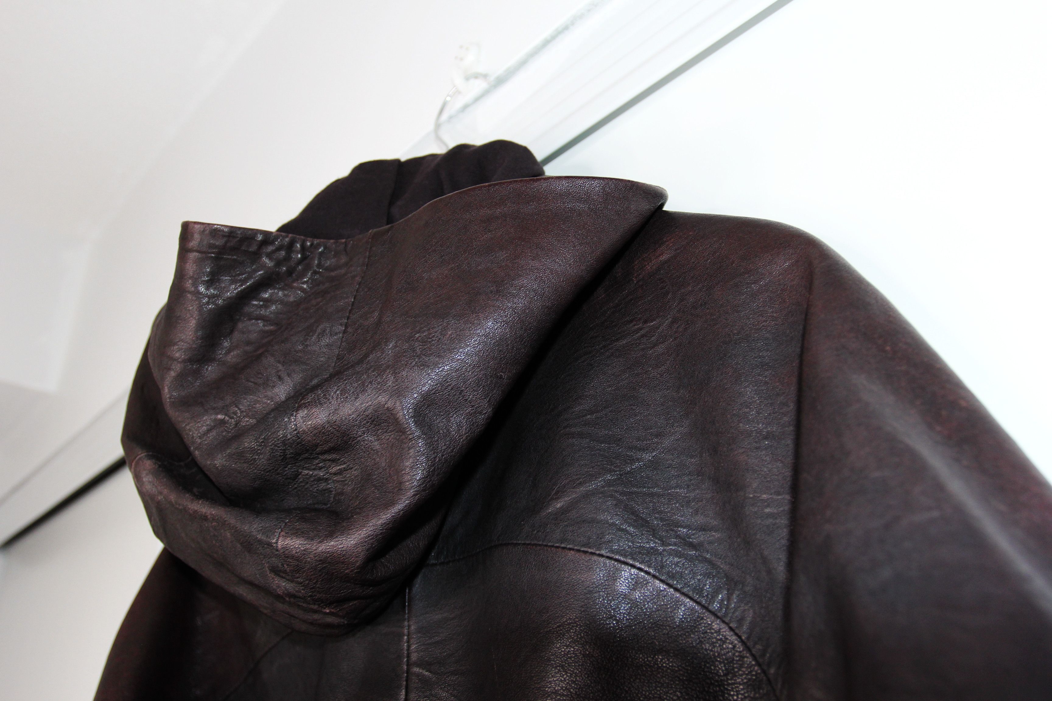 Boris Bidjan Saberi AW09 BORIS BIDJAN SABERI DARK RED LEATHER JACKET XL Size US XL / EU 56 / 4 - 8 Thumbnail
