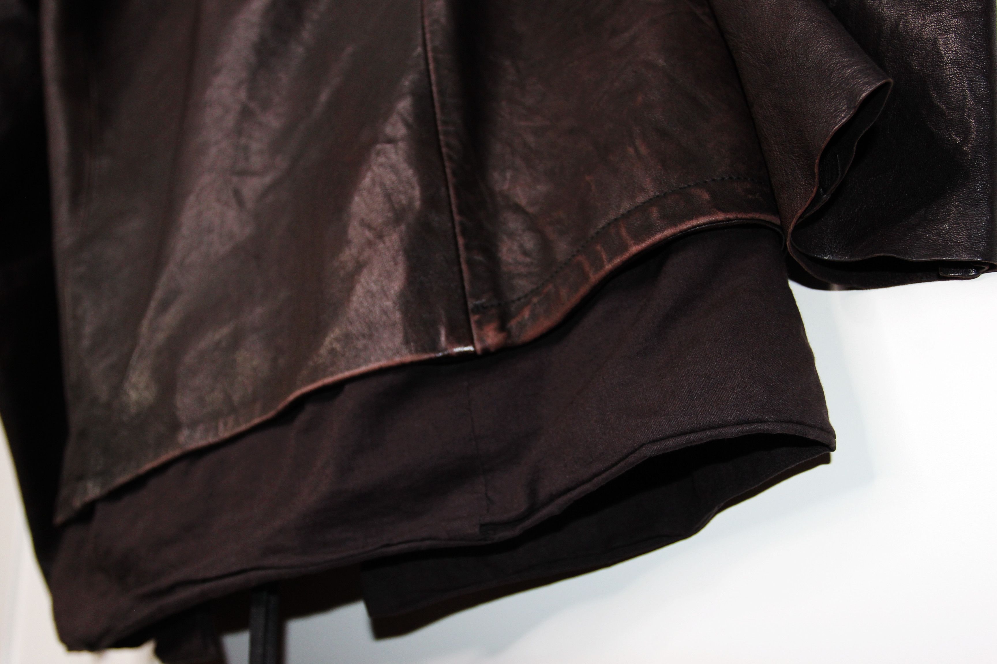 Boris Bidjan Saberi AW09 BORIS BIDJAN SABERI DARK RED LEATHER JACKET XL Size US XL / EU 56 / 4 - 9 Thumbnail