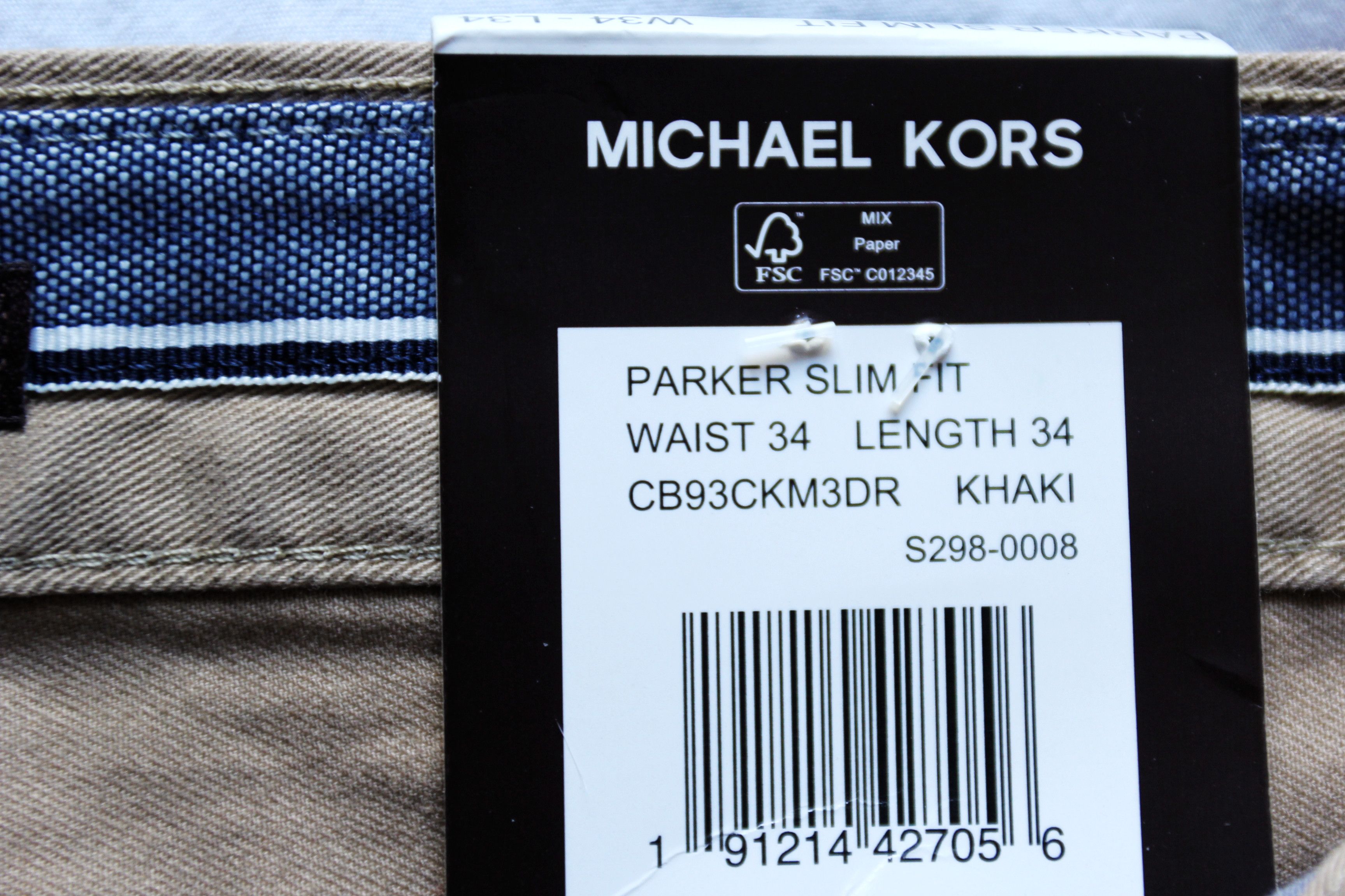 Michael Kors BNWT AW20 MICHAEL KORS PARKER SLIM FIT PANTS 34 x 34 Size US 34 / EU 50 - 9 Thumbnail