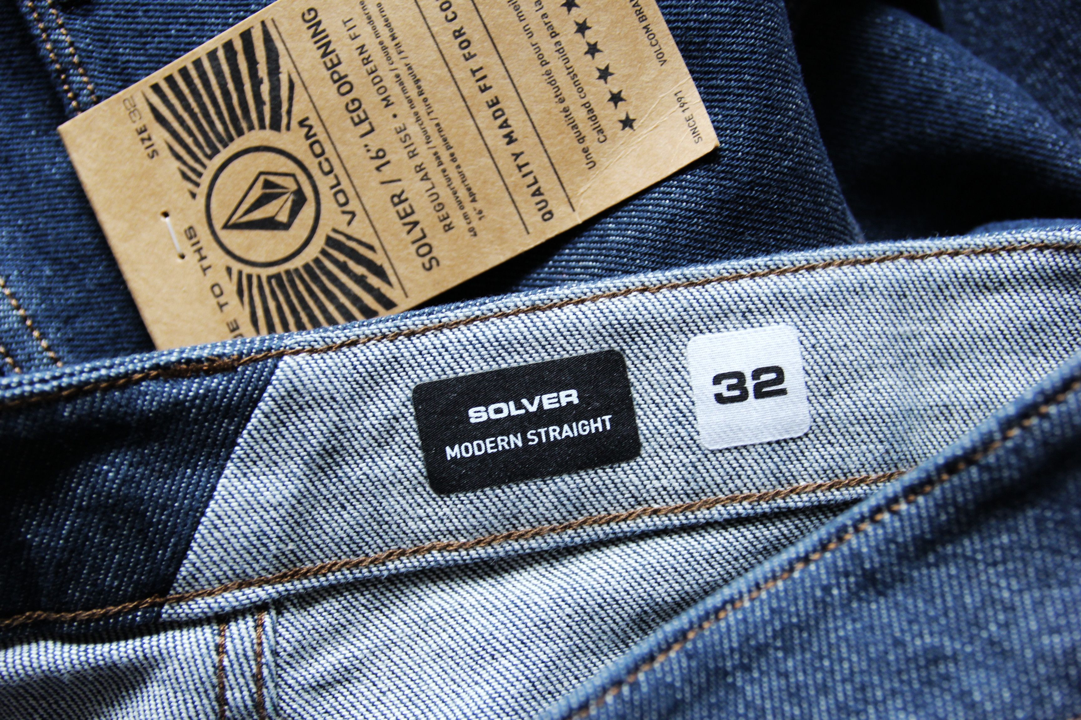Volcom BNWT AW21 VOLCOM SOLVER MODERN STRAIGHT JEANS 32 Size US 32 / EU 48 - 10 Thumbnail