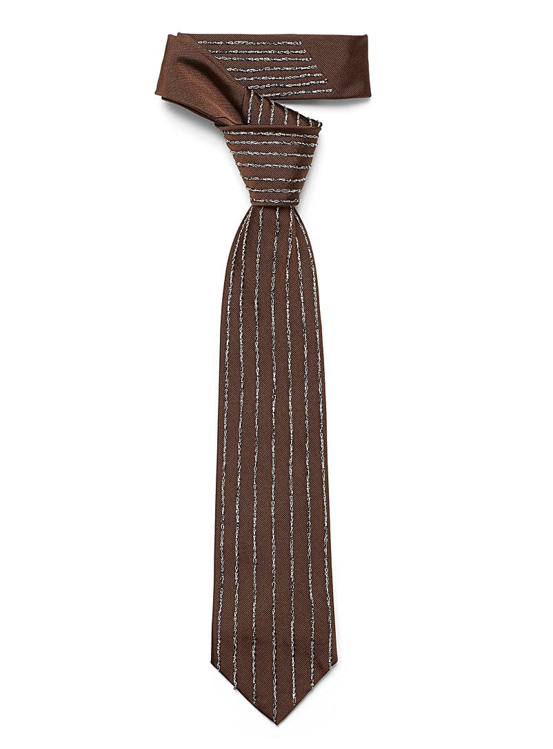 Jupe By Jackie BNWT SS20 JUPE BY JACKIE EMBROIDERED HEATHERED STRIPE TIE Size ONE SIZE - 1 Preview