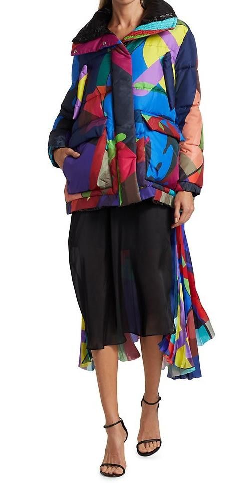 Kaws BNWT AW21 SACAI x KAWS PUFFER JACKET COAT 2 Size US M / EU 48-50 / 2 - 16 Thumbnail