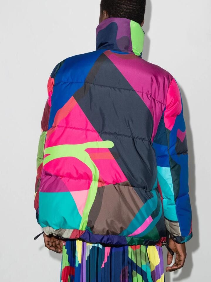 Kaws BNWT AW21 SACAI x KAWS PUFFER JACKET COAT 2 Size US M / EU 48-50 / 2 - 15 Thumbnail
