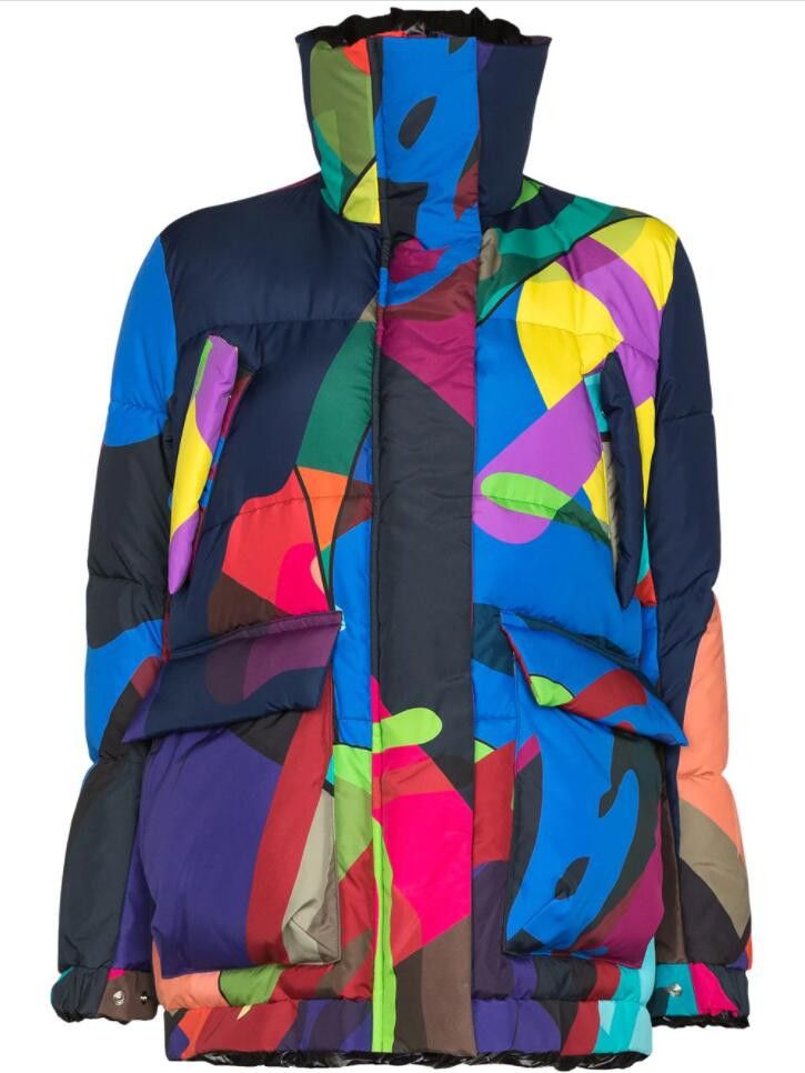 Kaws BNWT AW21 SACAI x KAWS PUFFER JACKET COAT 2 Size US M / EU 48-50 / 2 - 14 Thumbnail