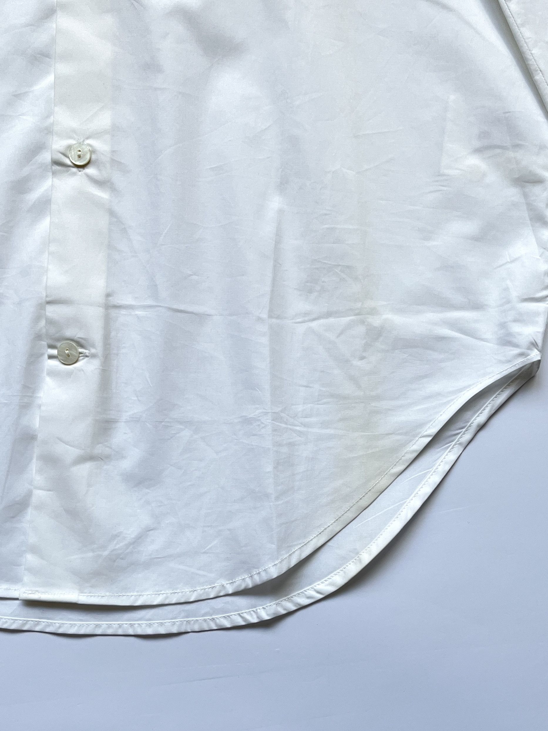 Carven ⚡️QUICK SALE⚡️Carven Logo Flowers White Long Sleeved Shirt Size M / US 6-8 / IT 42-44 - 7 Thumbnail