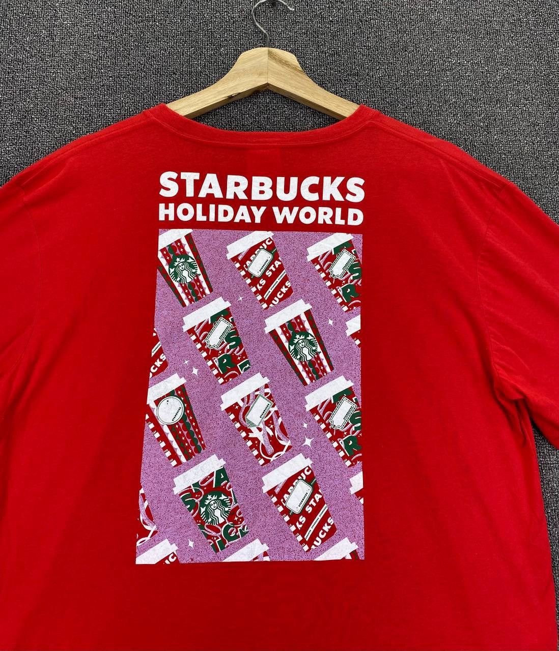 Japanese Brand Official Starbuck Holiday World Christmas Tee T Shirts Size US XL / EU 56 / 4 - 3 Thumbnail